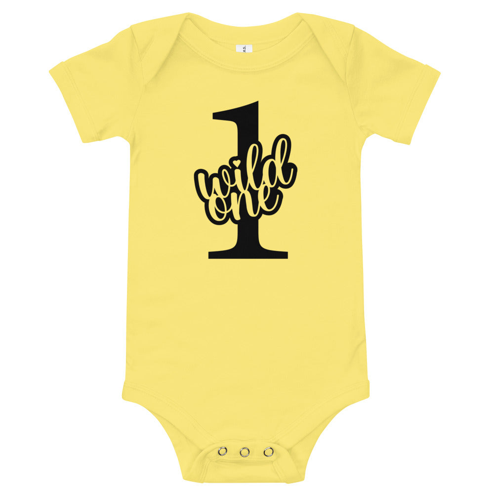 Wild One First Birthday Bodysuit