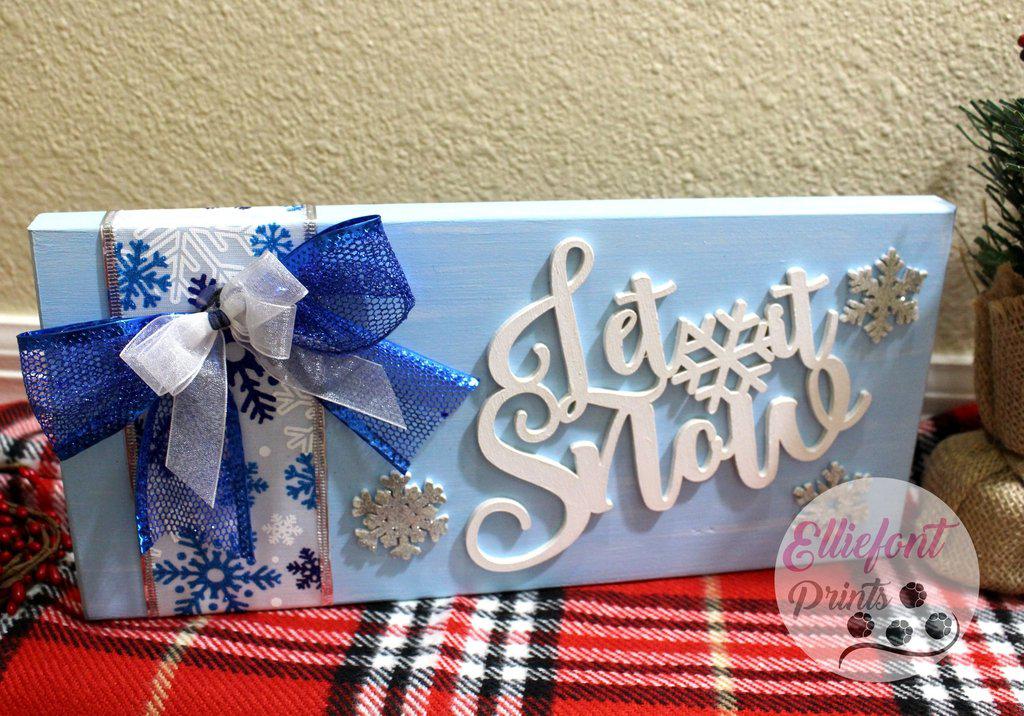 blue and white christmas