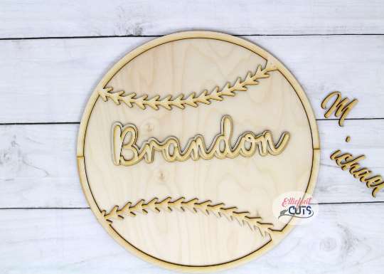 Baseball DIY Wood Sign Kit
