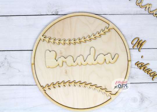 Baseball DIY Wood Sign Kit