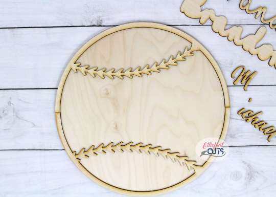 Baseball DIY Wood Sign Kit