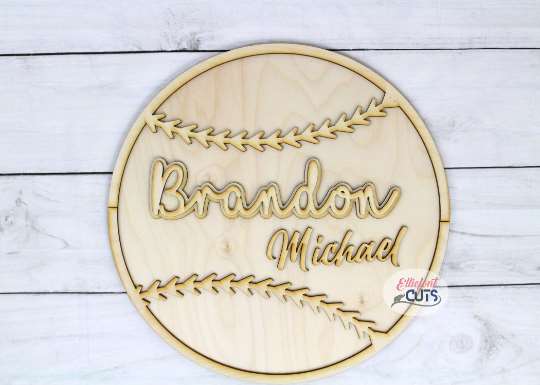 Baseball DIY Wood Sign Kit