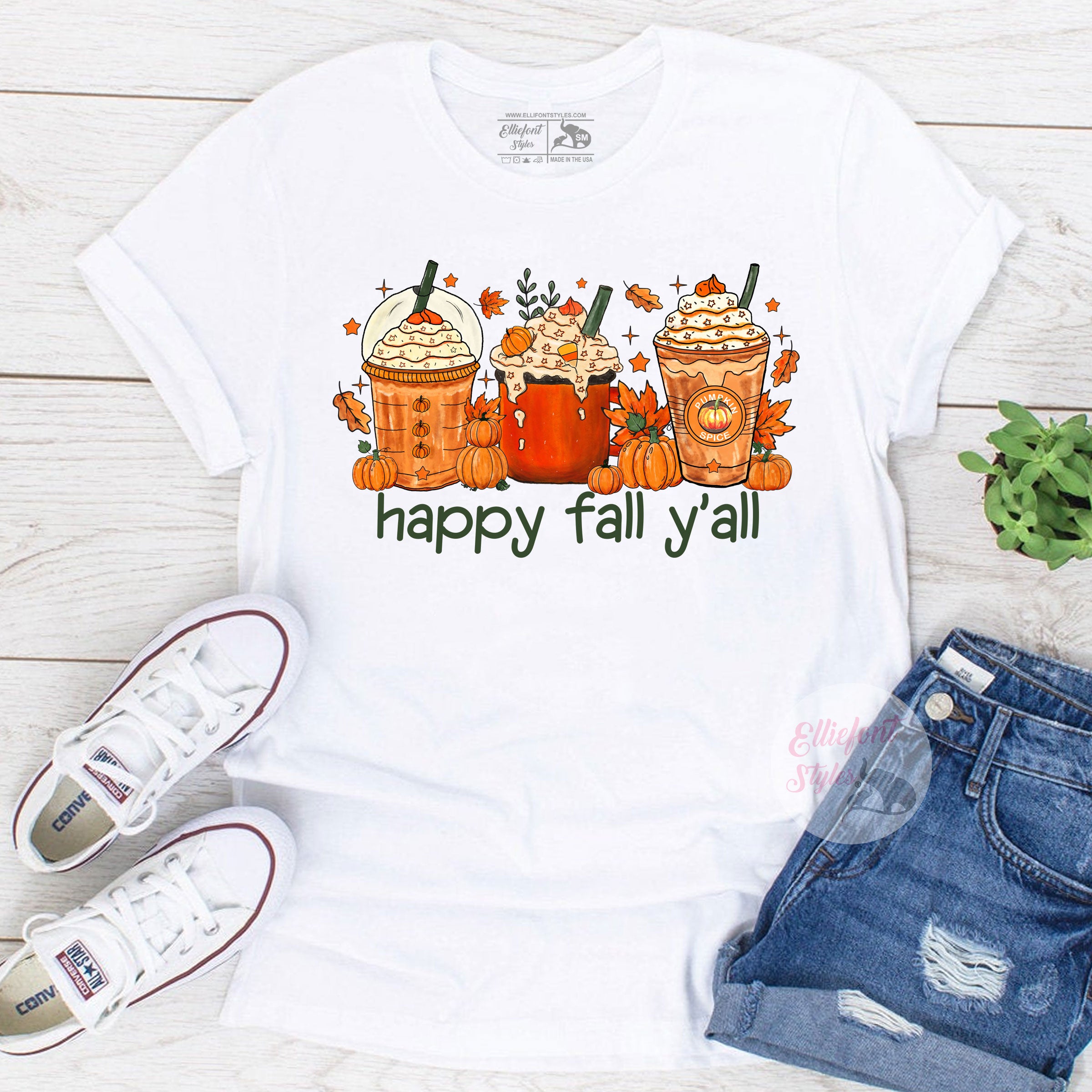 Friendsgiving tee for coffee lovers during the fall season