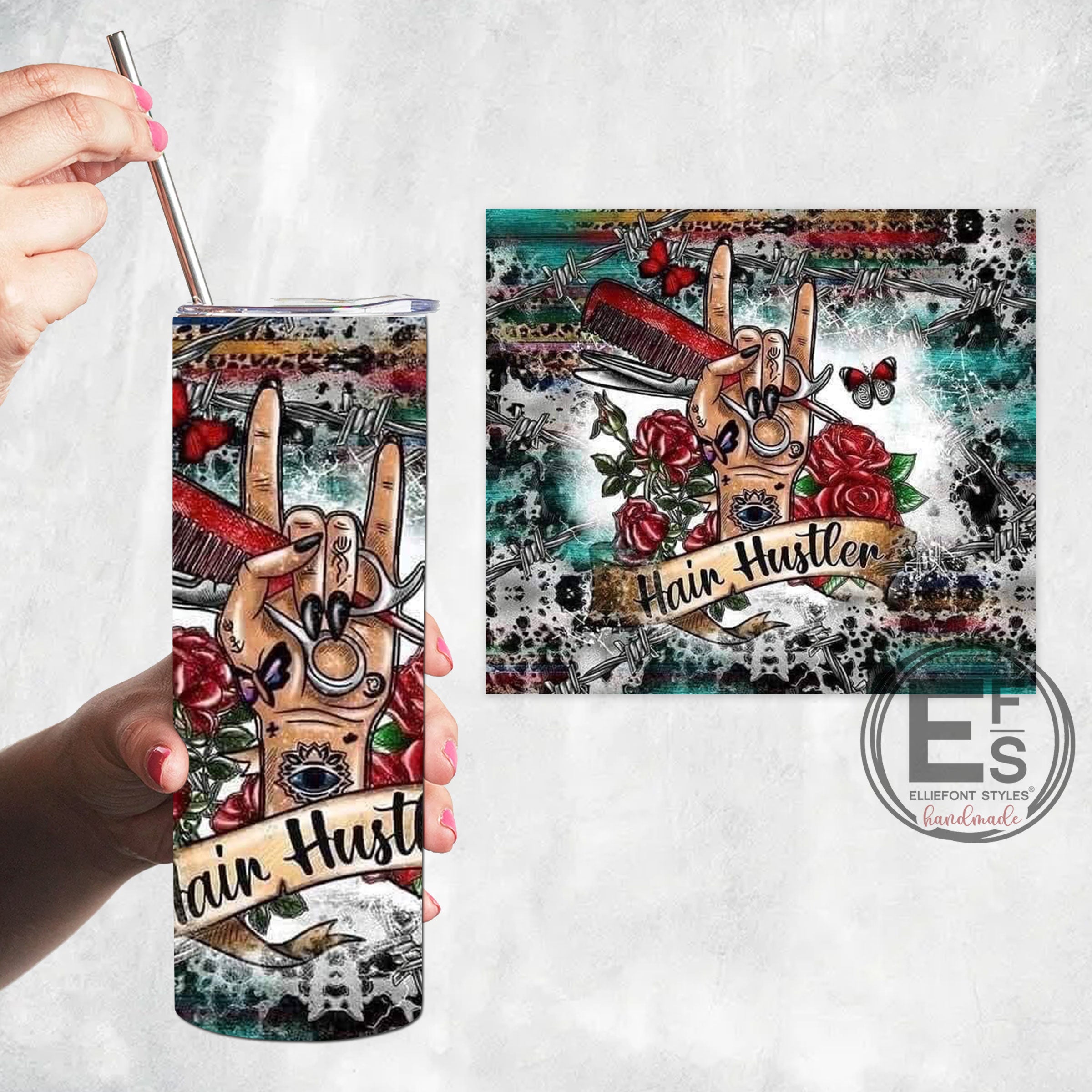 Hair Hustler Stainless steel tumbler