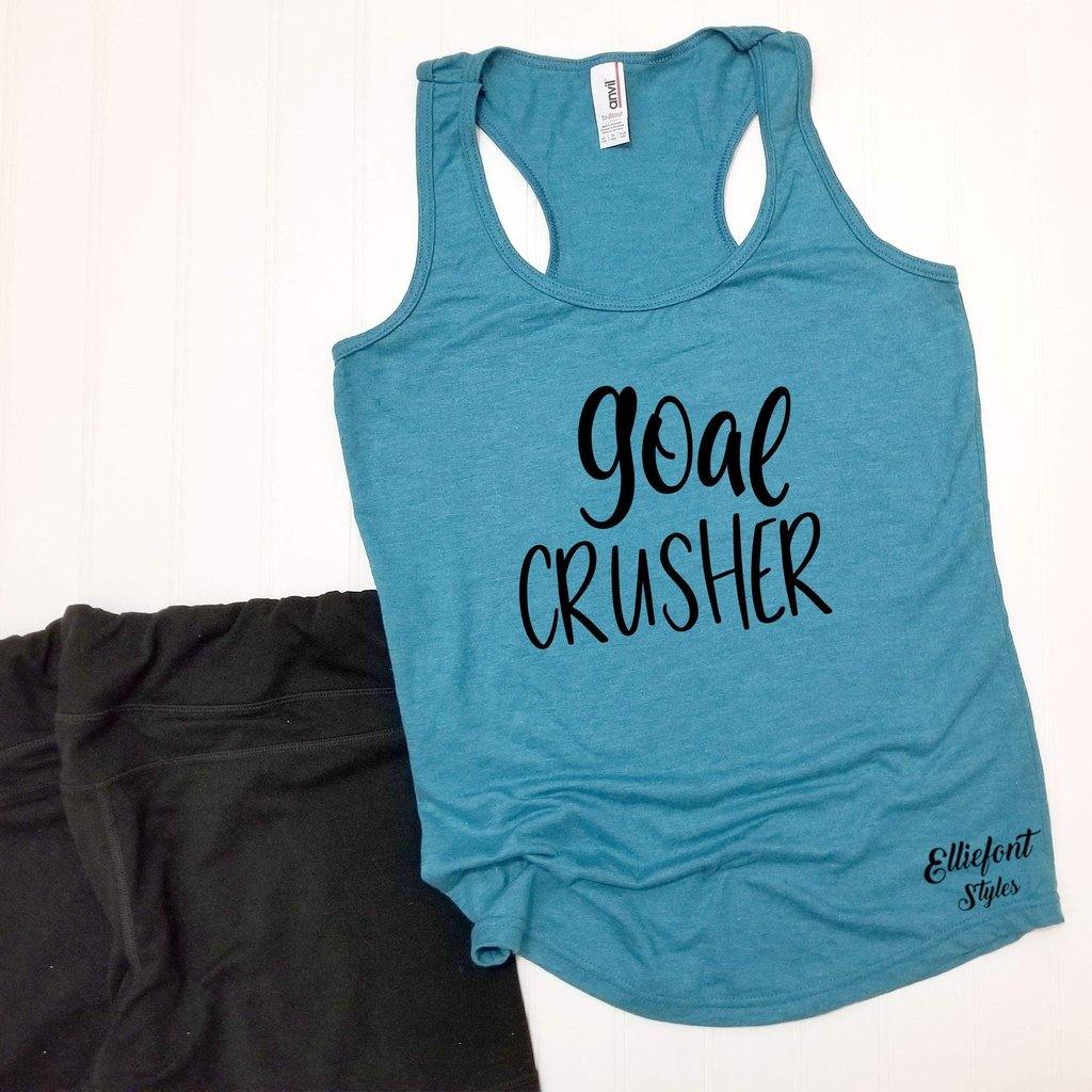 Goal Crusher Racerback Workout Tank