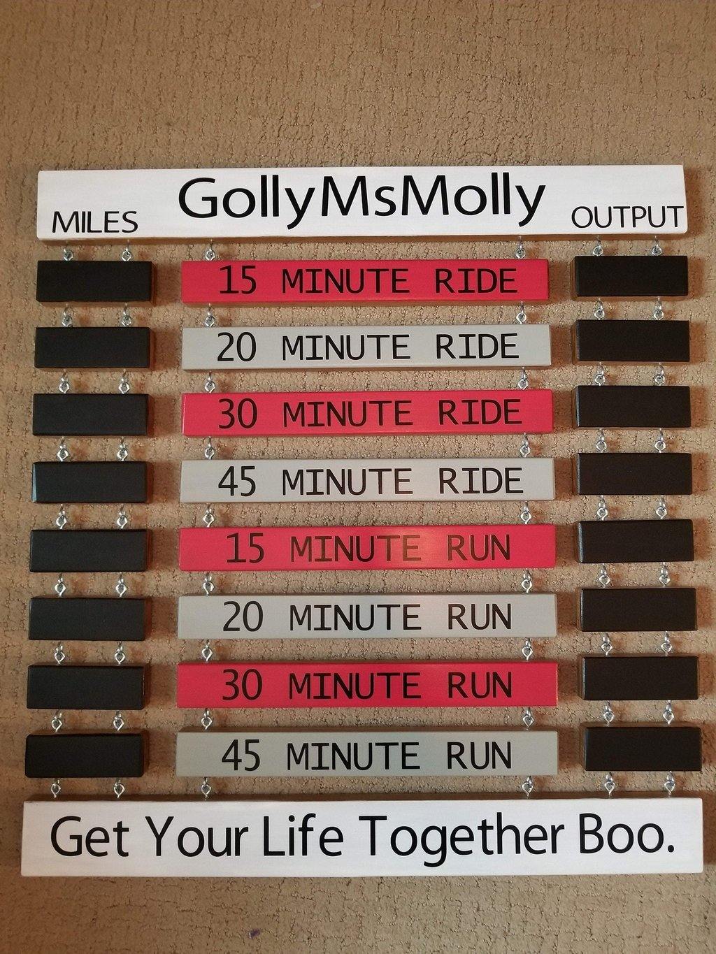 Handcrafted cycling PR wall art for indoor workout spaces