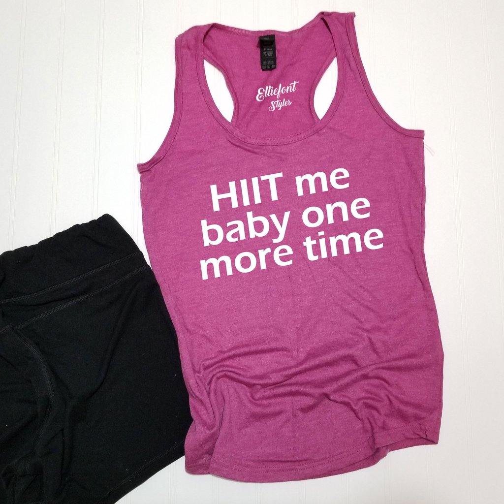 HIIT Me Baby One More Time workout tank