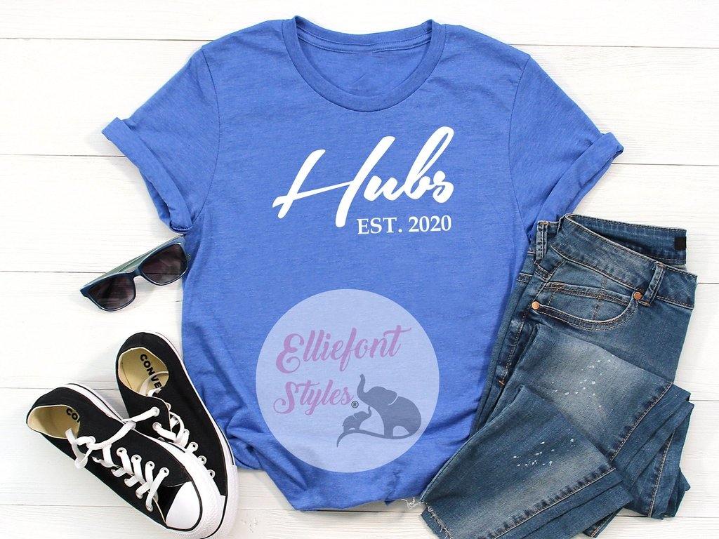Hubs and Wife Established Shirts - Elliefont Styles