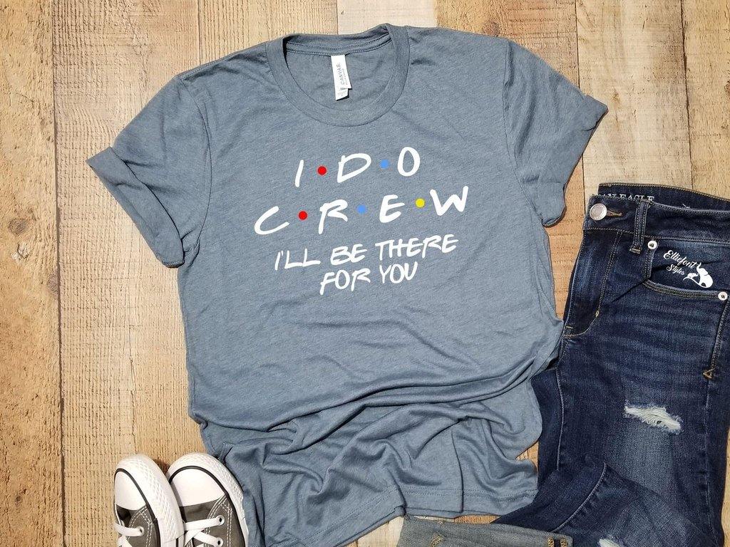 I Do Crew Friends Bachelorette Party Shirts | Bridal Wedding Shirts - Elliefont Styles