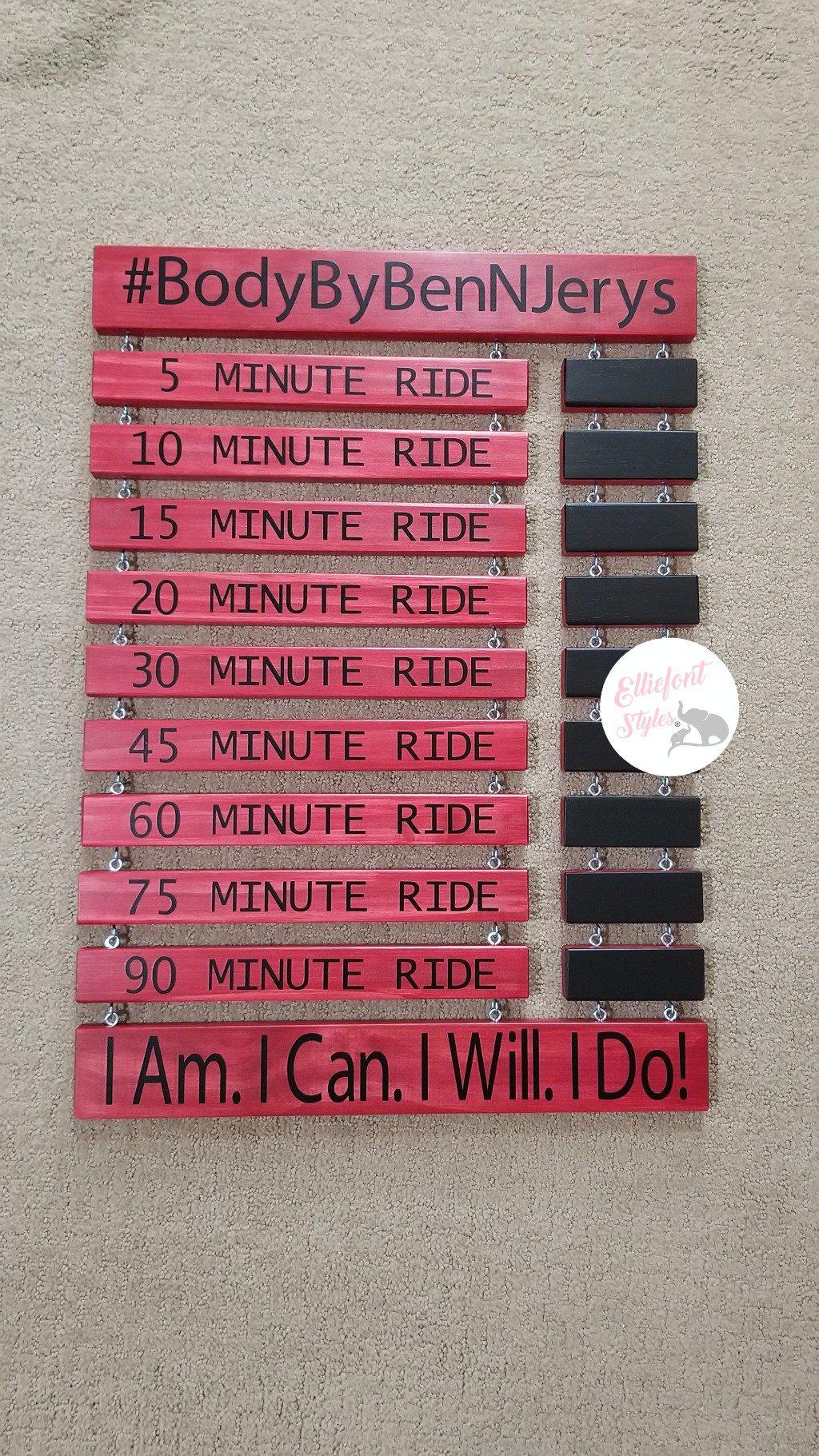 Mountain biking PR board to showcase trail ride times and milestones