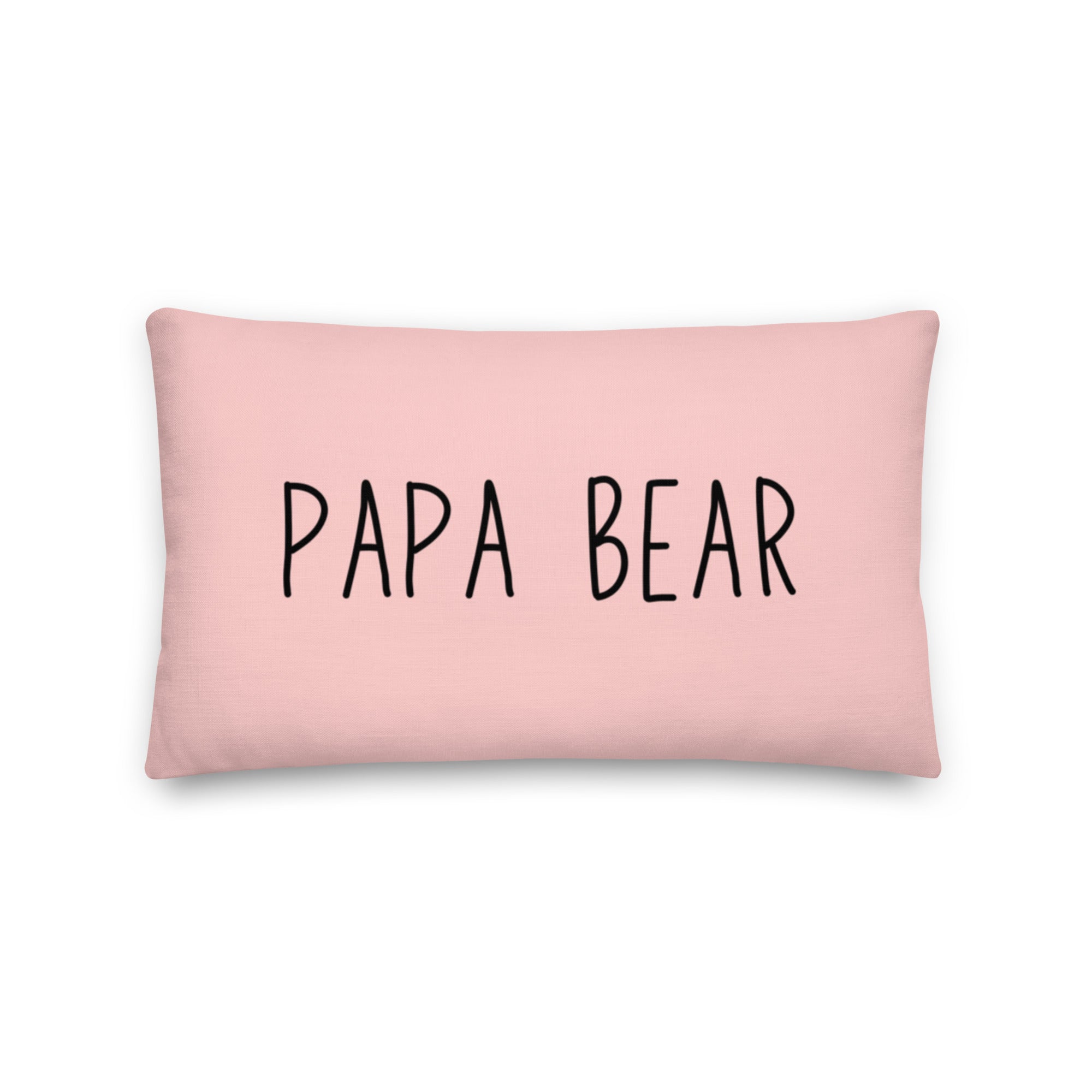 Mama Bear Papa Bear Lumbar Throw Pillow