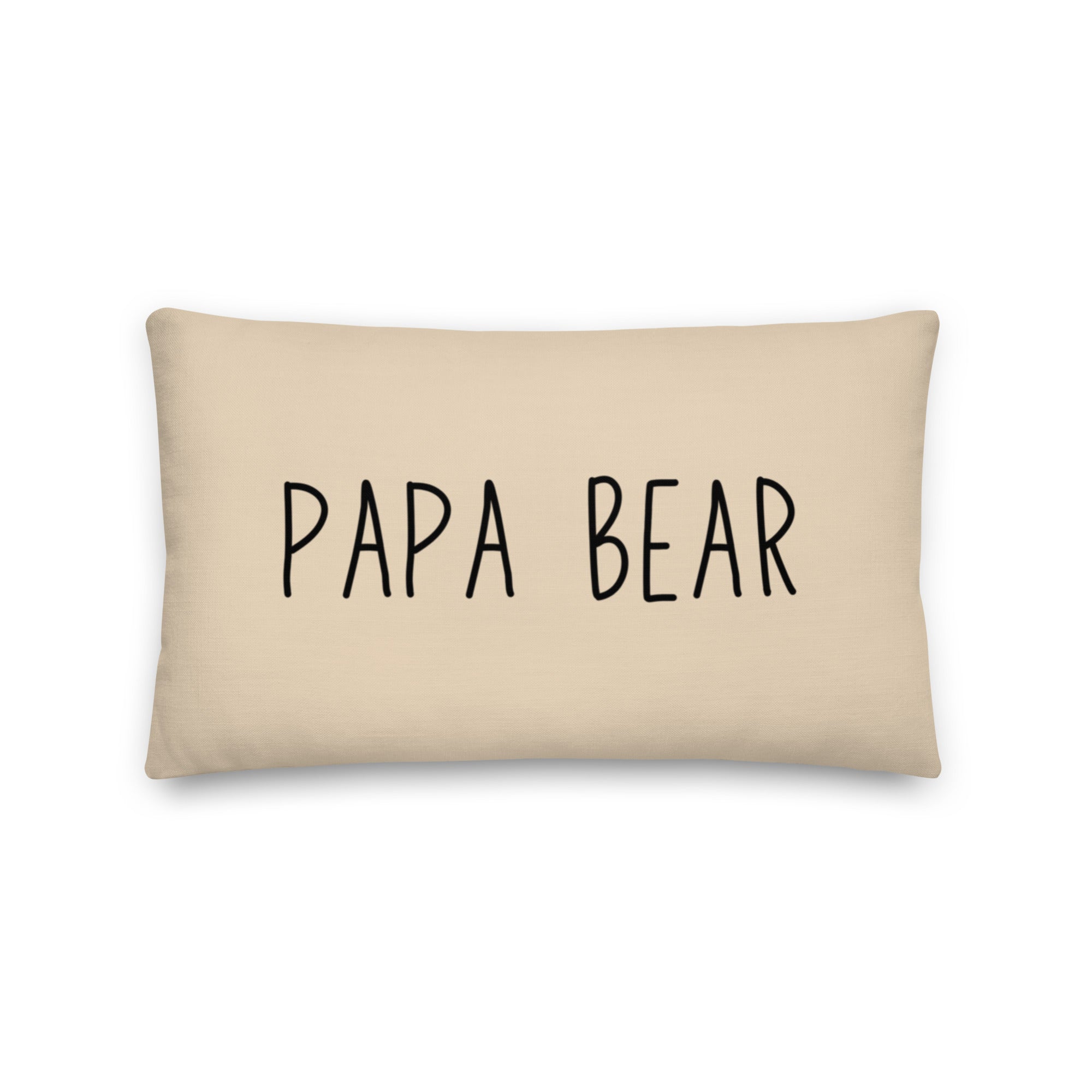 Mama Bear Papa Bear Lumbar Throw Pillow