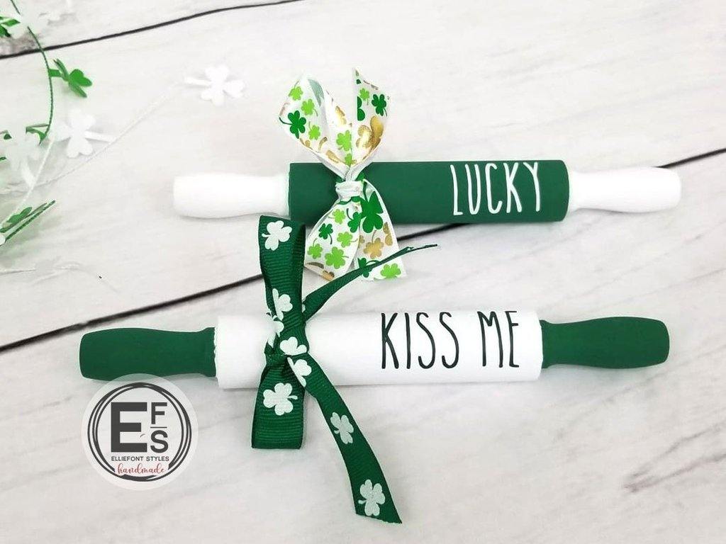 st patricks day mini rolling pins