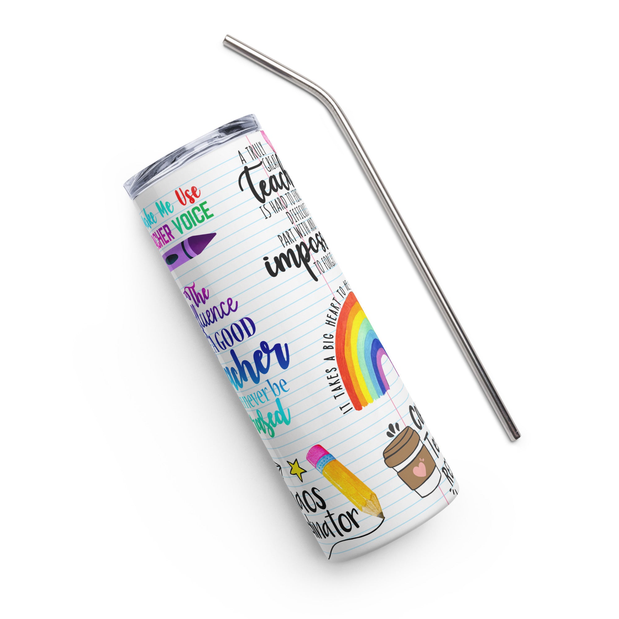 Teacher Life Stainless steel tumbler
