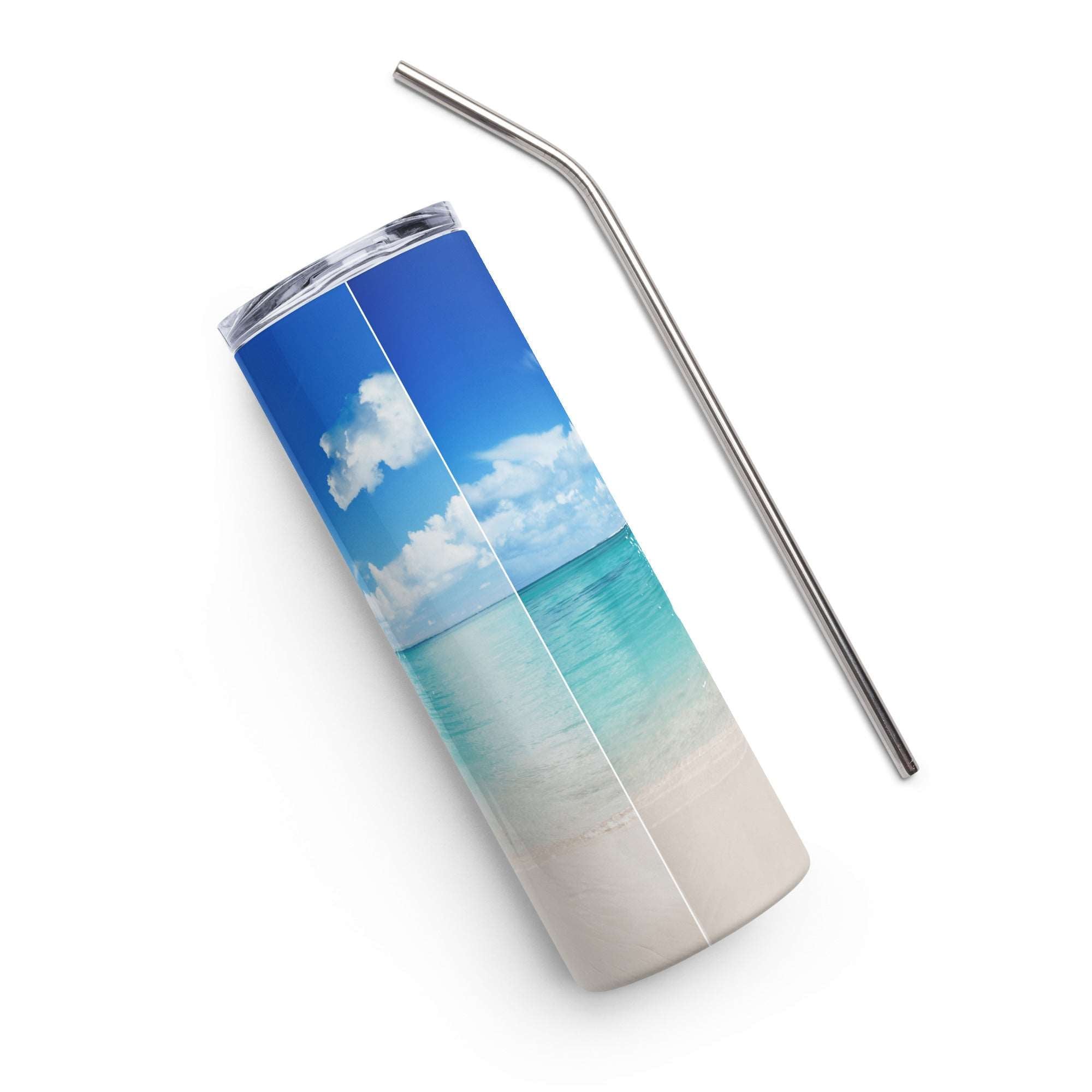 Beach Hair Don't Care Stainless steel tumbler