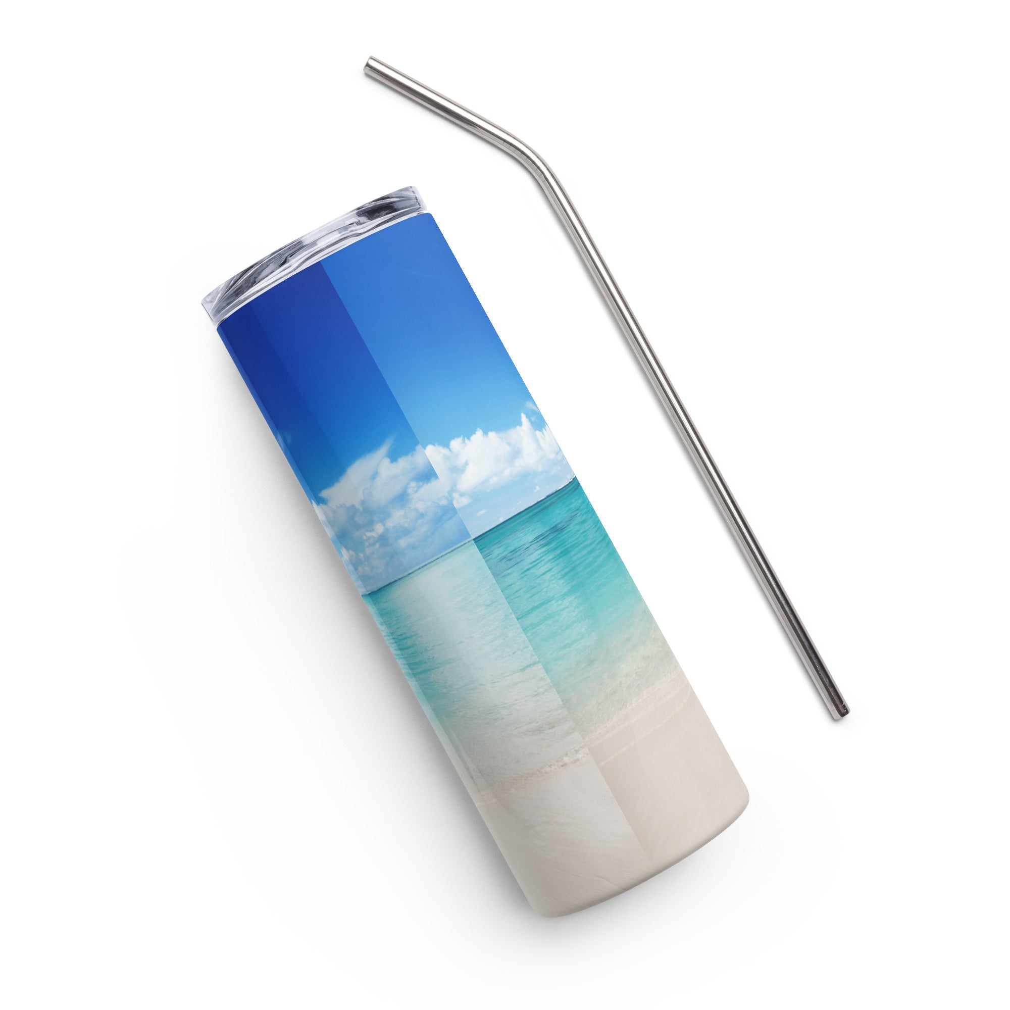 Drink In My Hand Toes In The Sand Beach Stainless steel tumbler