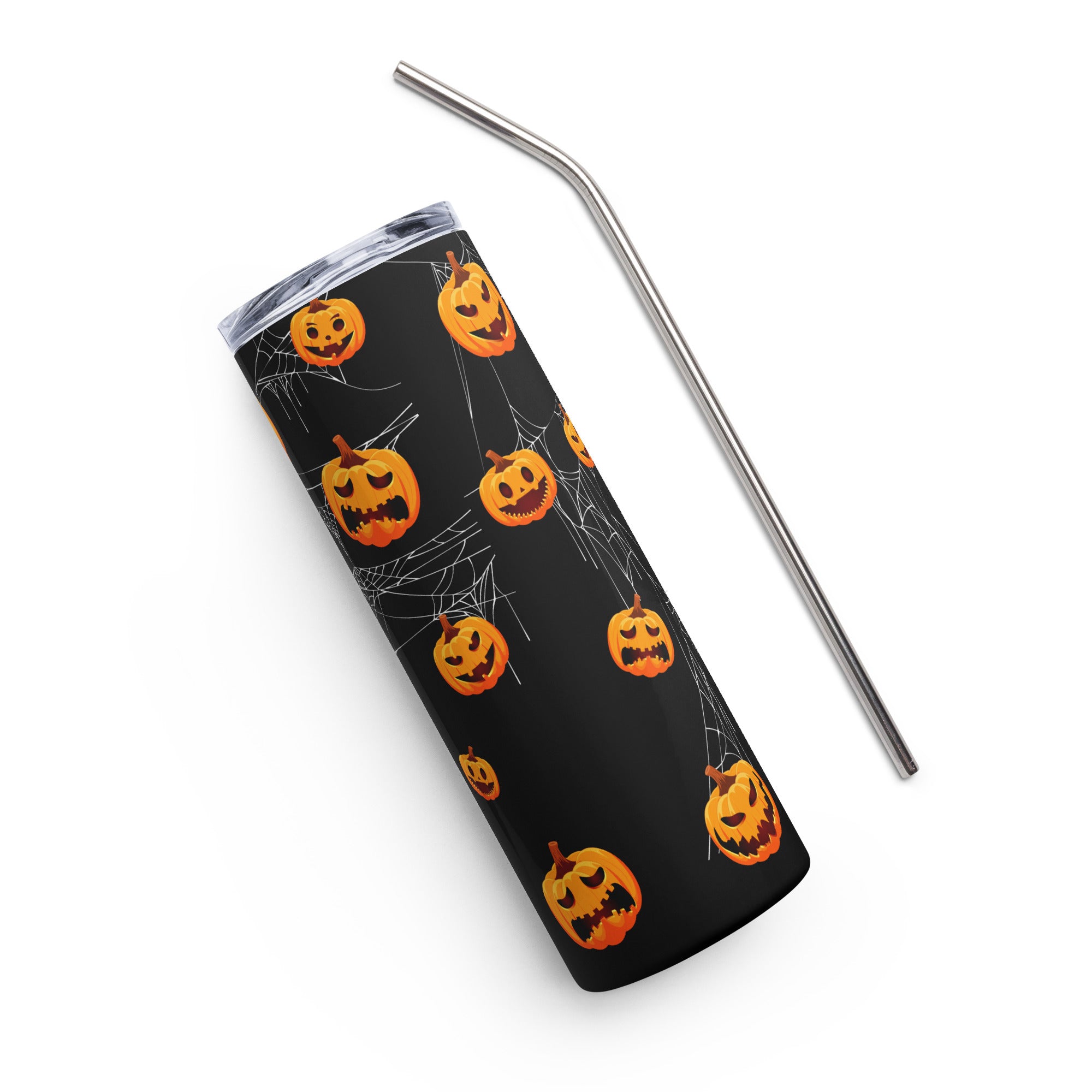 Messy Bun Momster Halloween Stainless steel tumbler