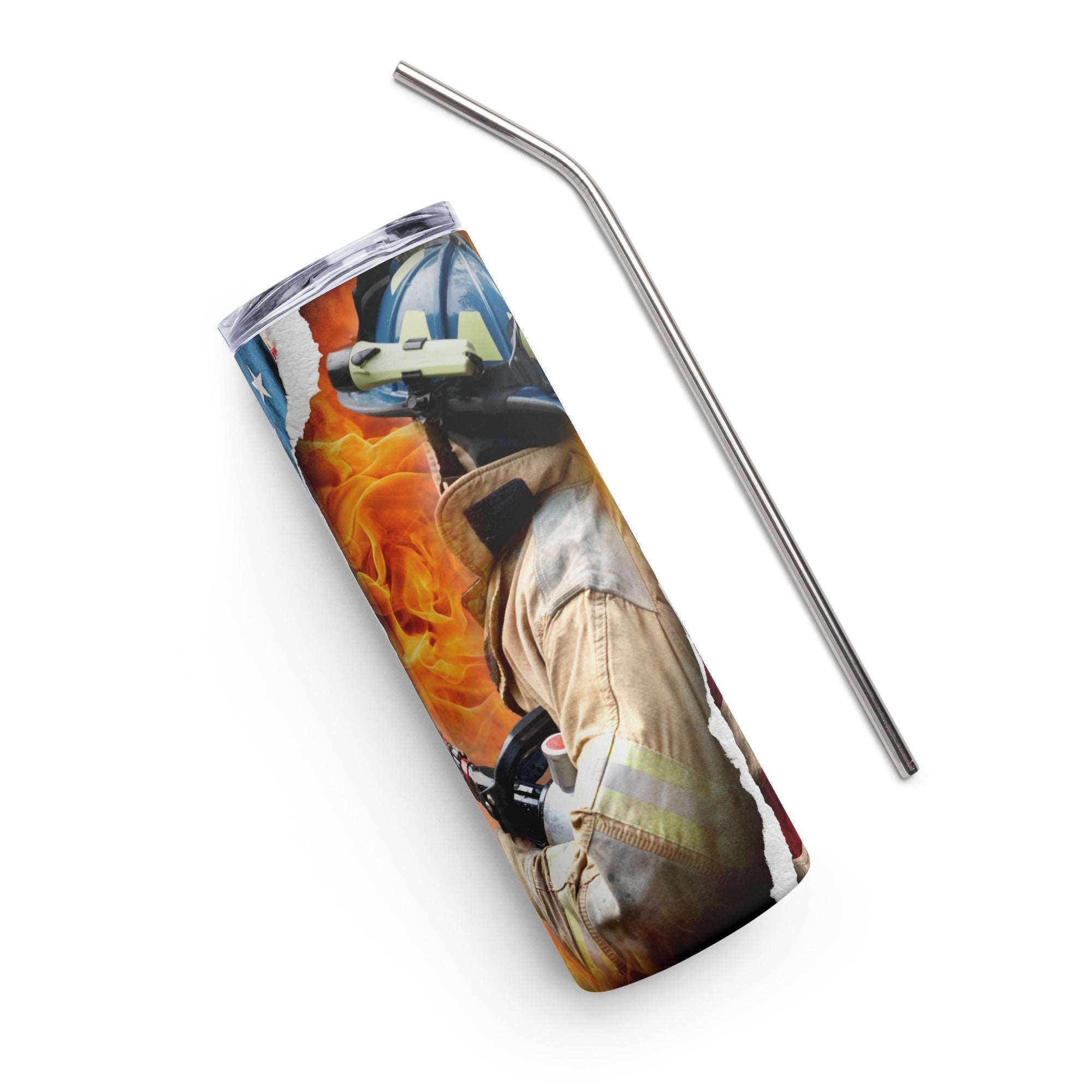 American Firefighter Stainless steel tumbler