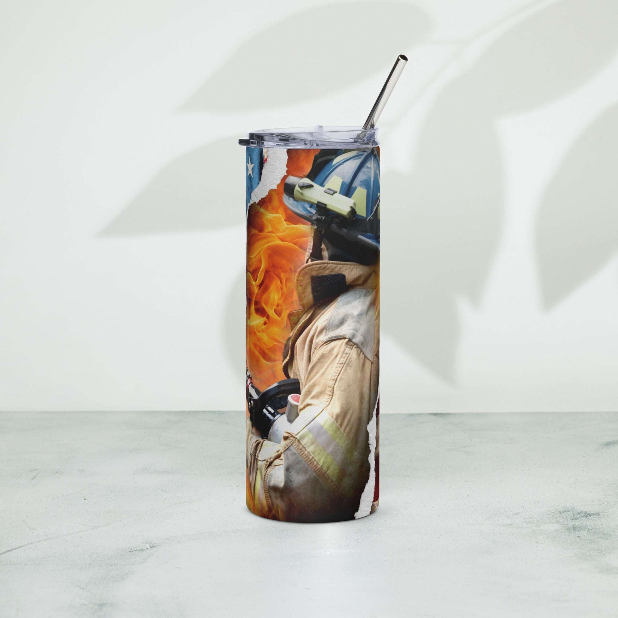 American Firefighter Stainless steel tumbler