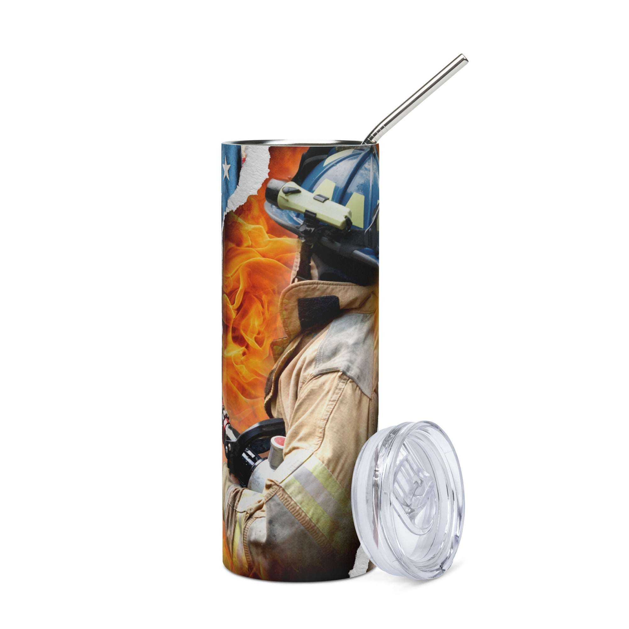 American Firefighter Stainless steel tumbler