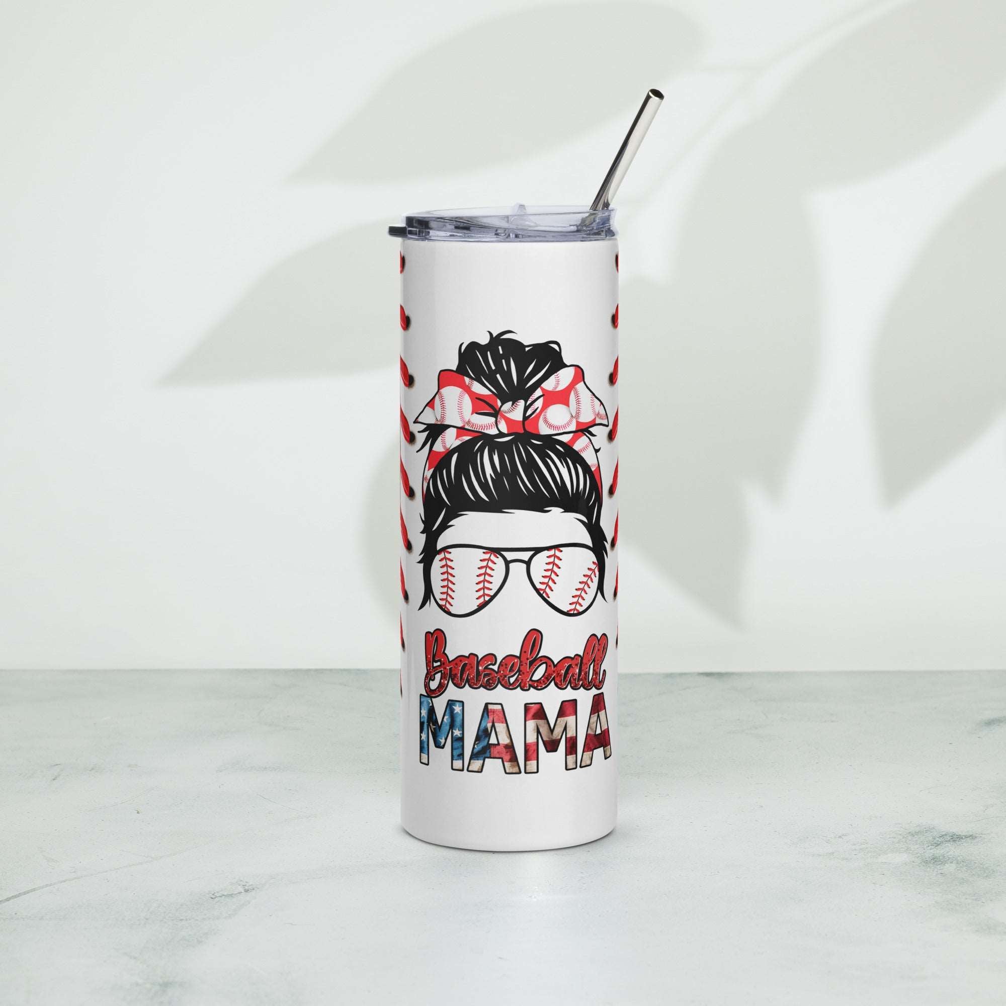 Baseball Mom Stainless steel tumbler