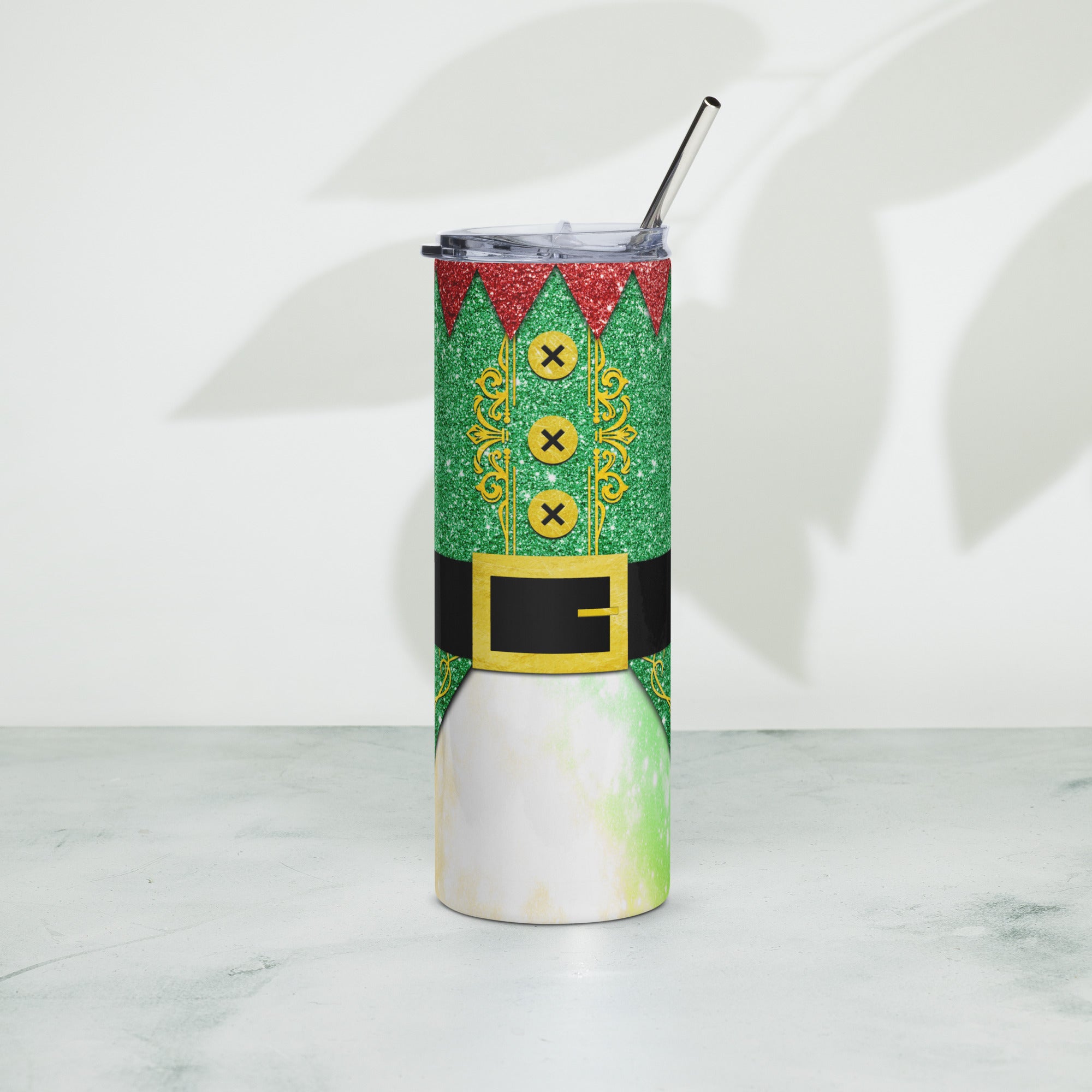 Elf Christmas Stainless steel tumbler