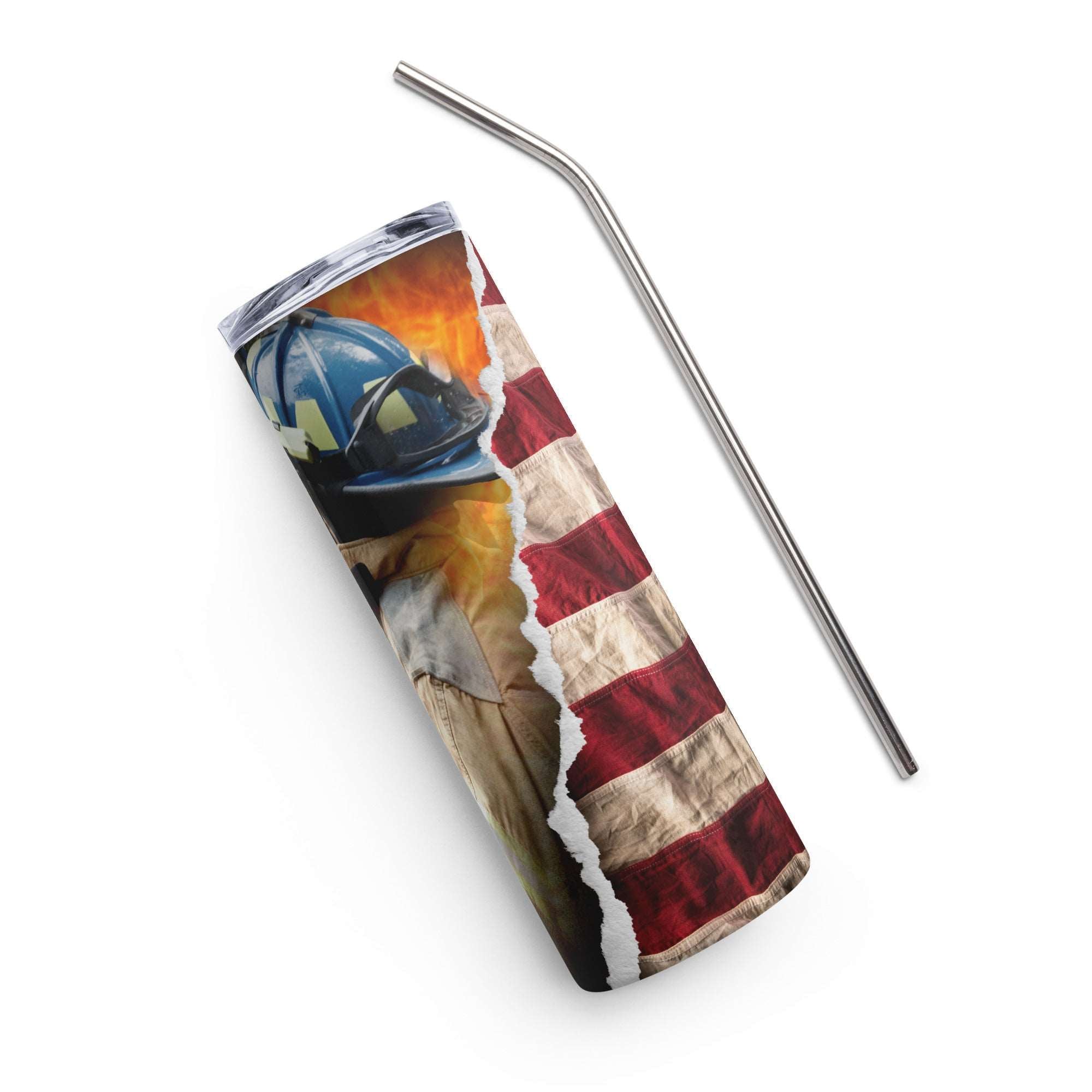 American Firefighter Stainless steel tumbler