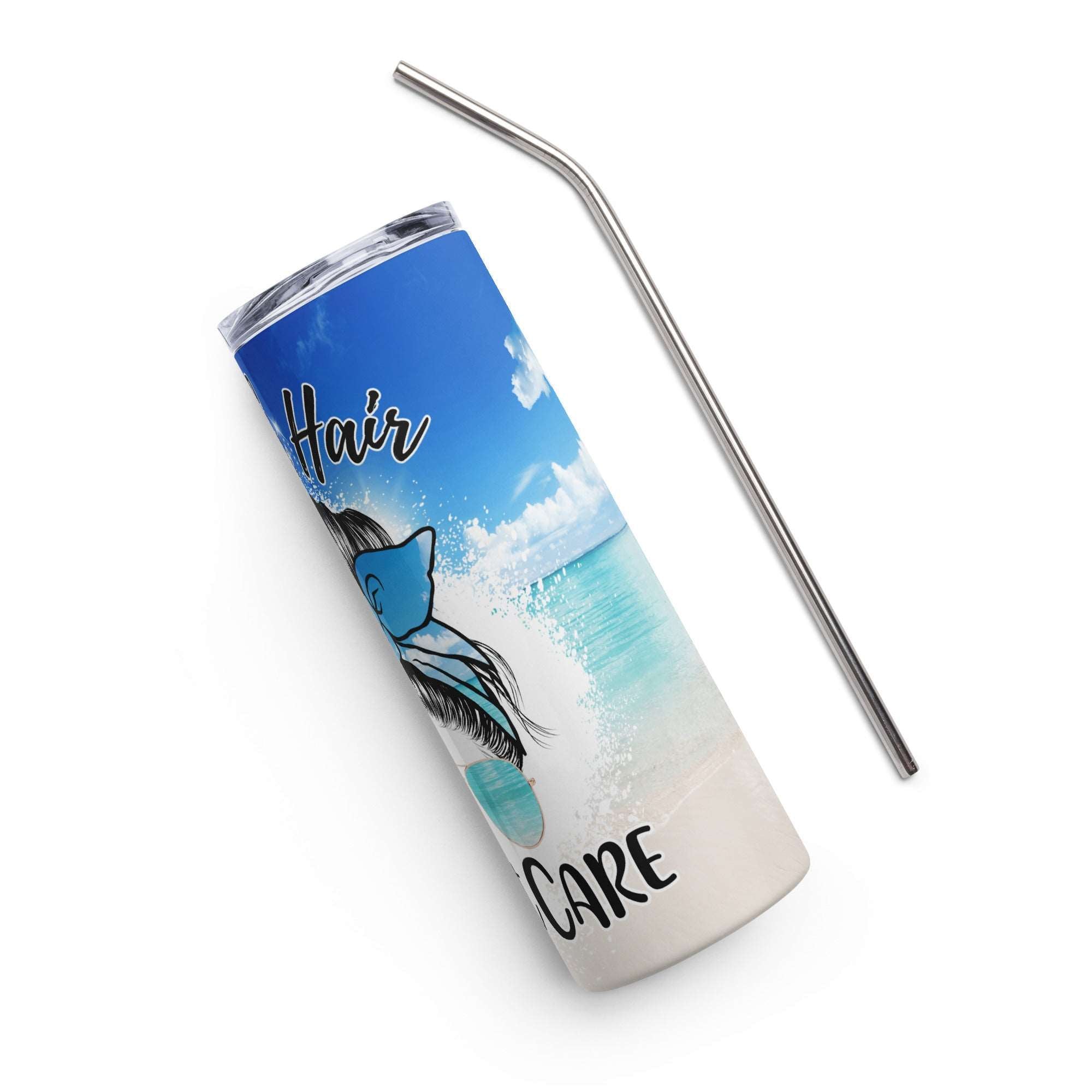 Beach Hair Don't Care Stainless steel tumbler