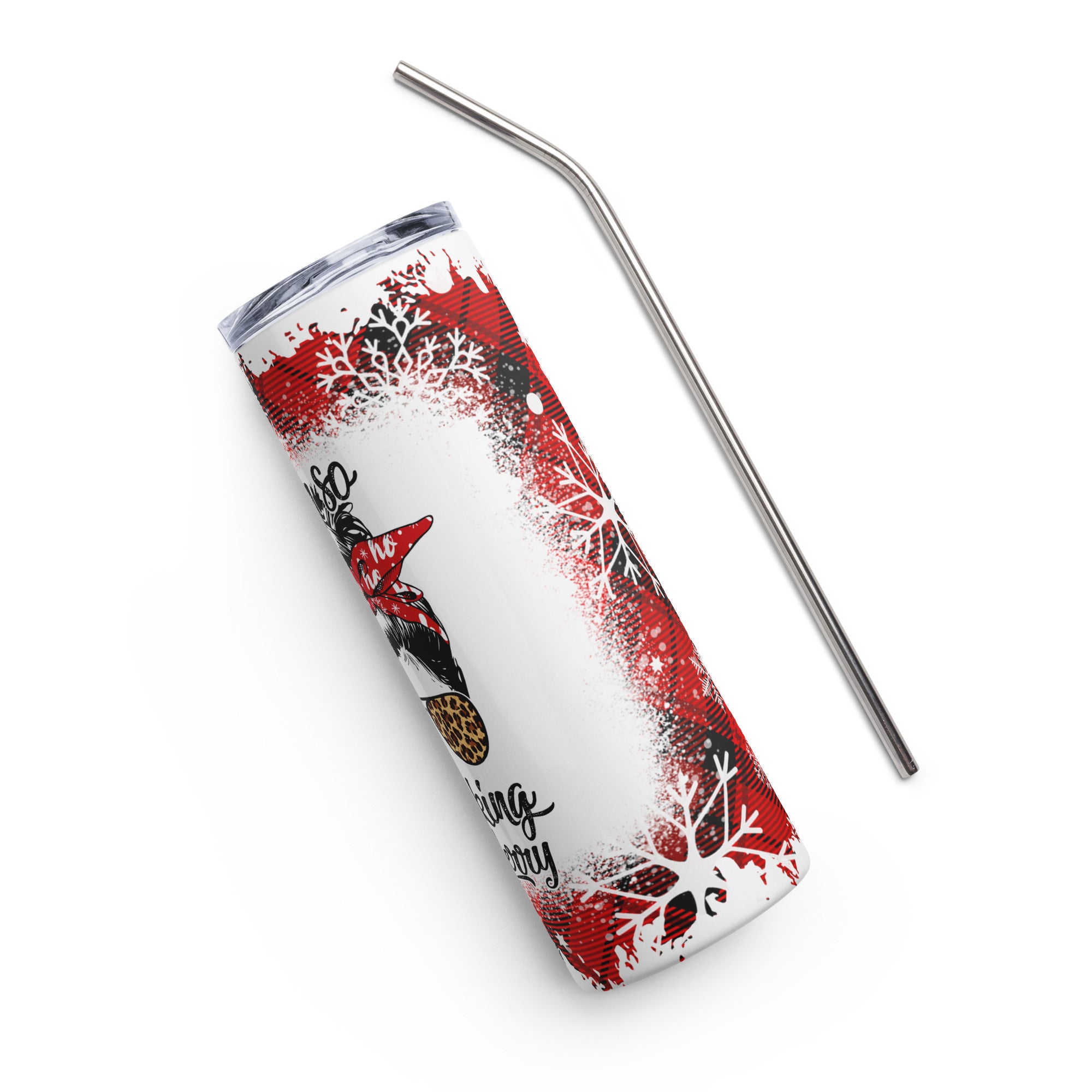 I'm So Freaking Merry Christmas Stainless steel tumbler