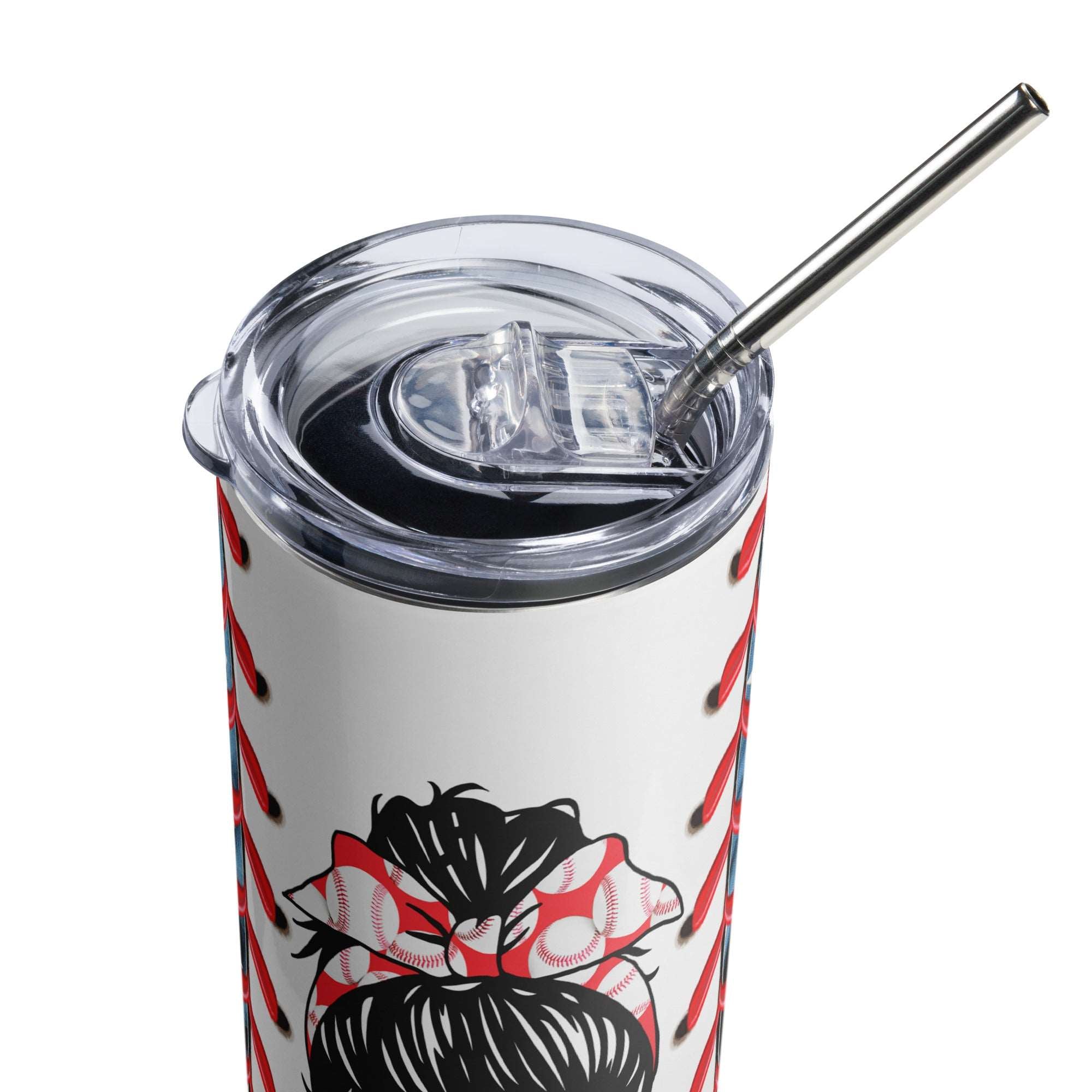 Baseball Mom Stainless steel tumbler