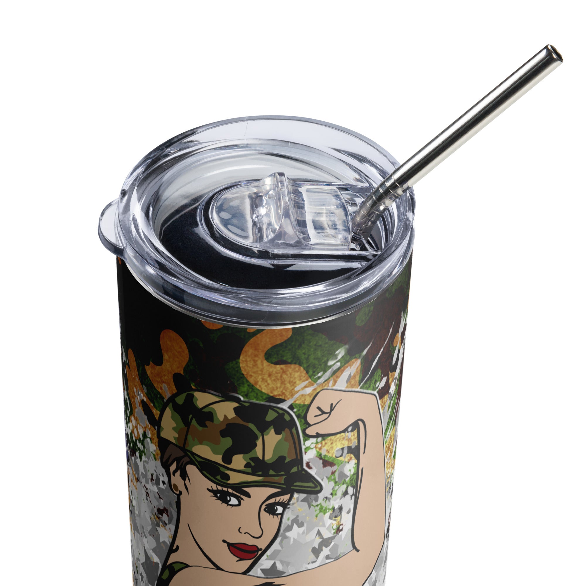 Proud Army Wife Stainless steel tumbler