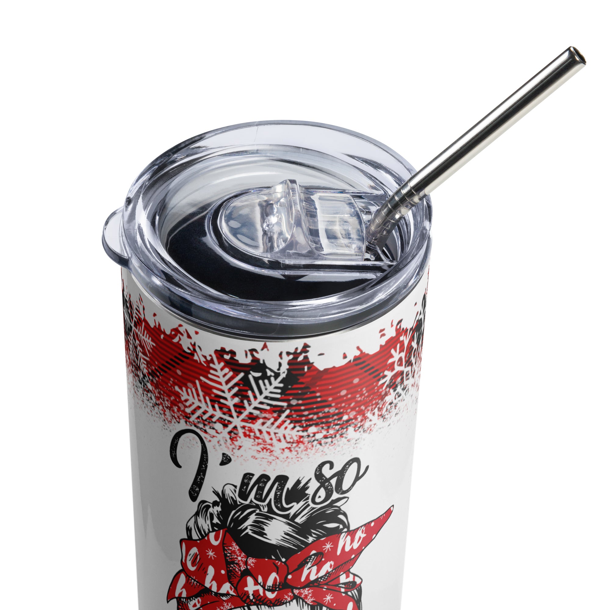I'm So Freaking Merry Christmas Stainless steel tumbler