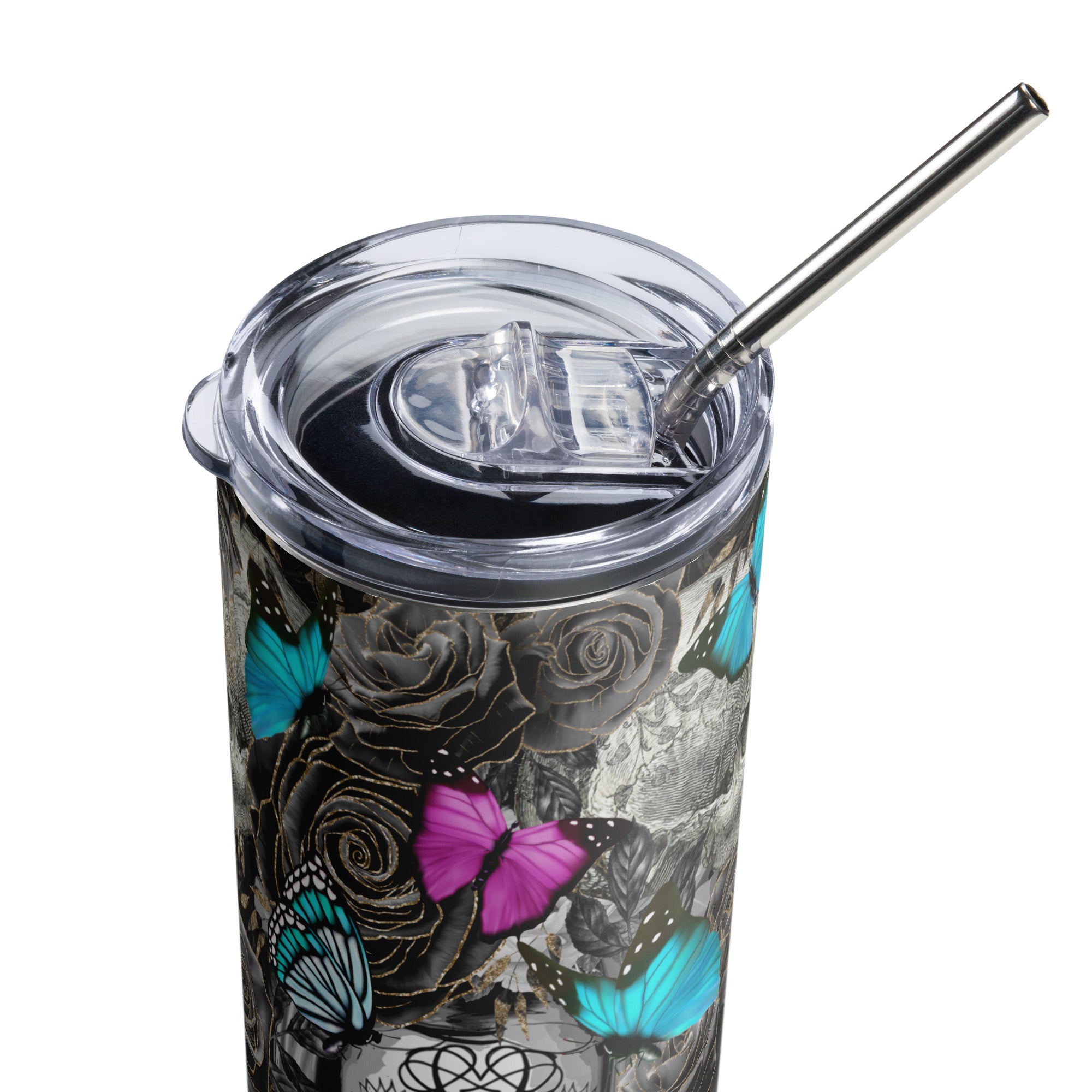 Day Of The Dead Sugar Skull Stainless steel tumbler