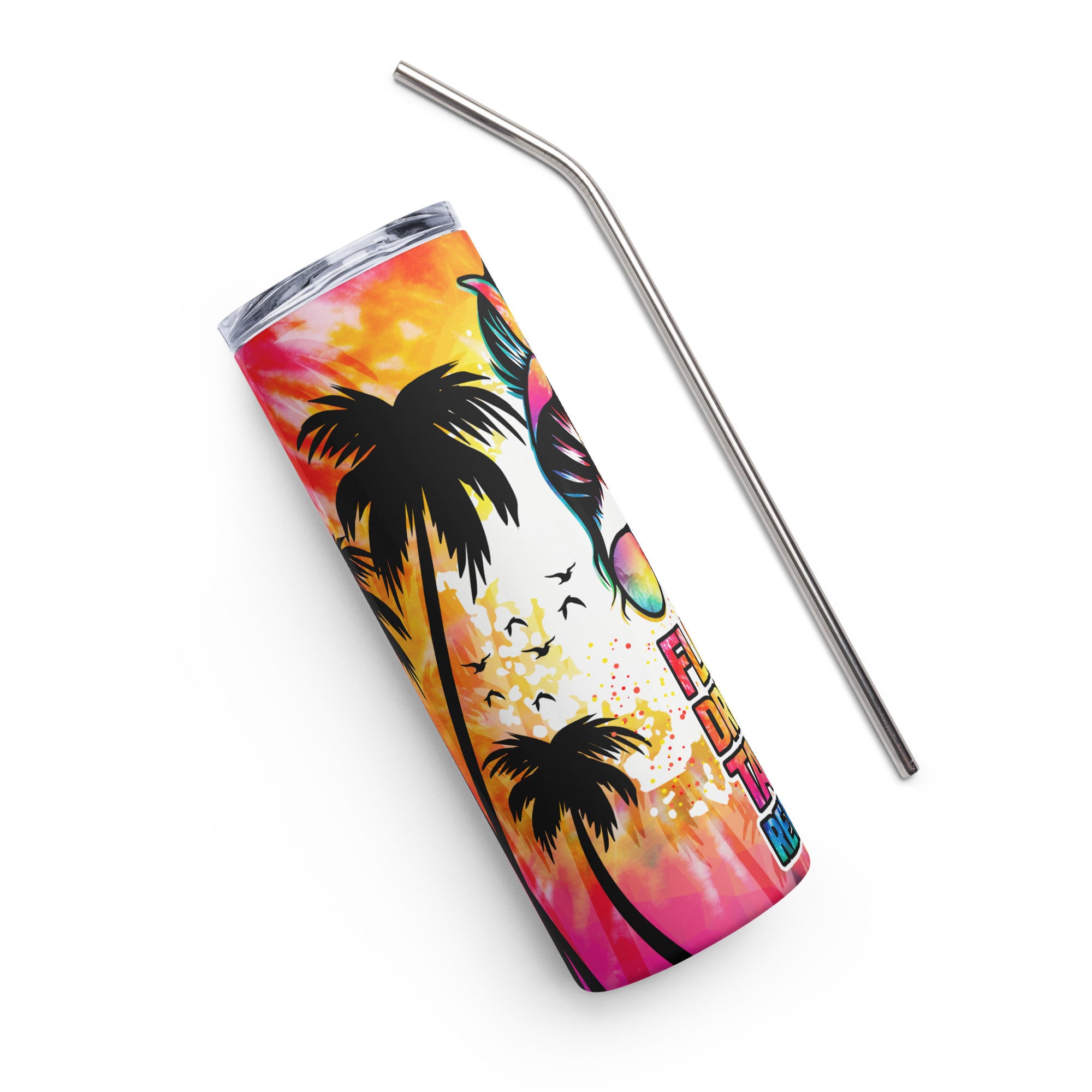 Float Drink Tank Repeat Beach Stainless steel tumbler