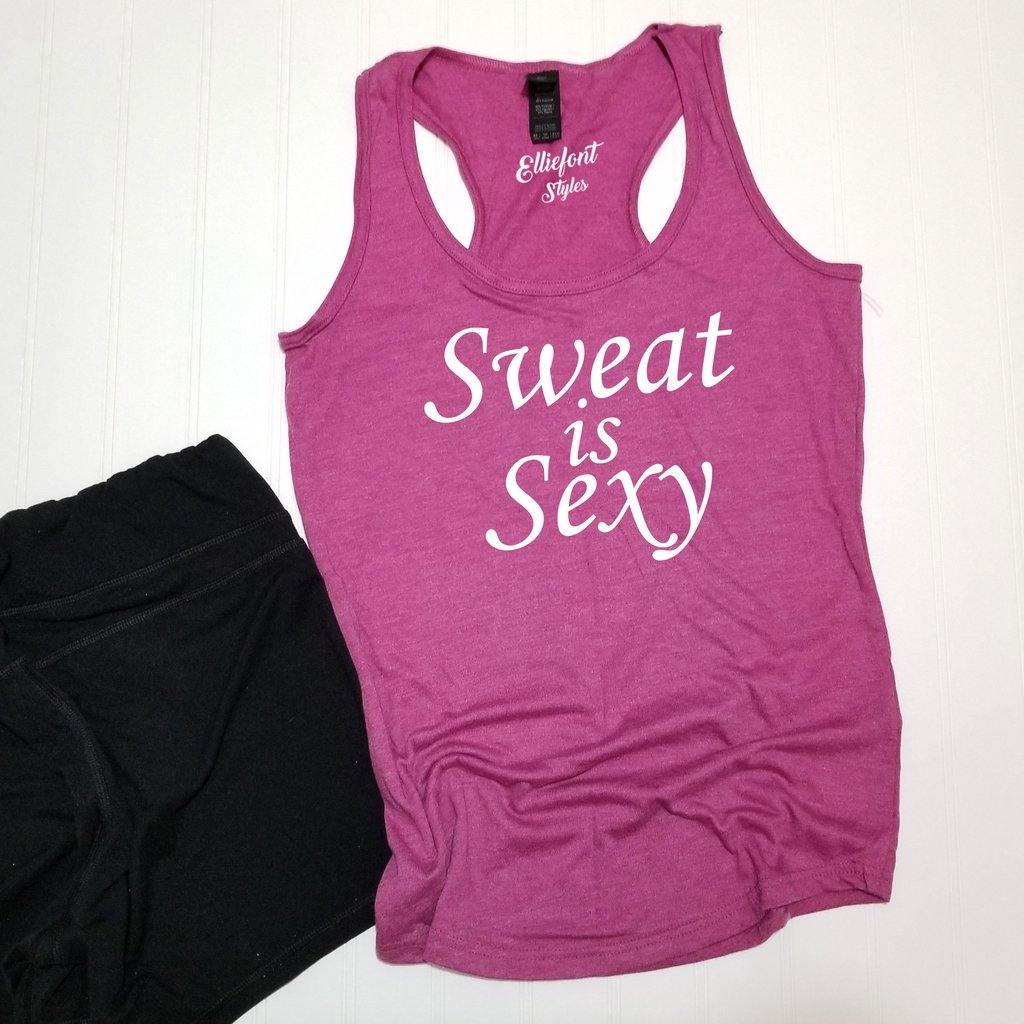 sweat is sexy tank top