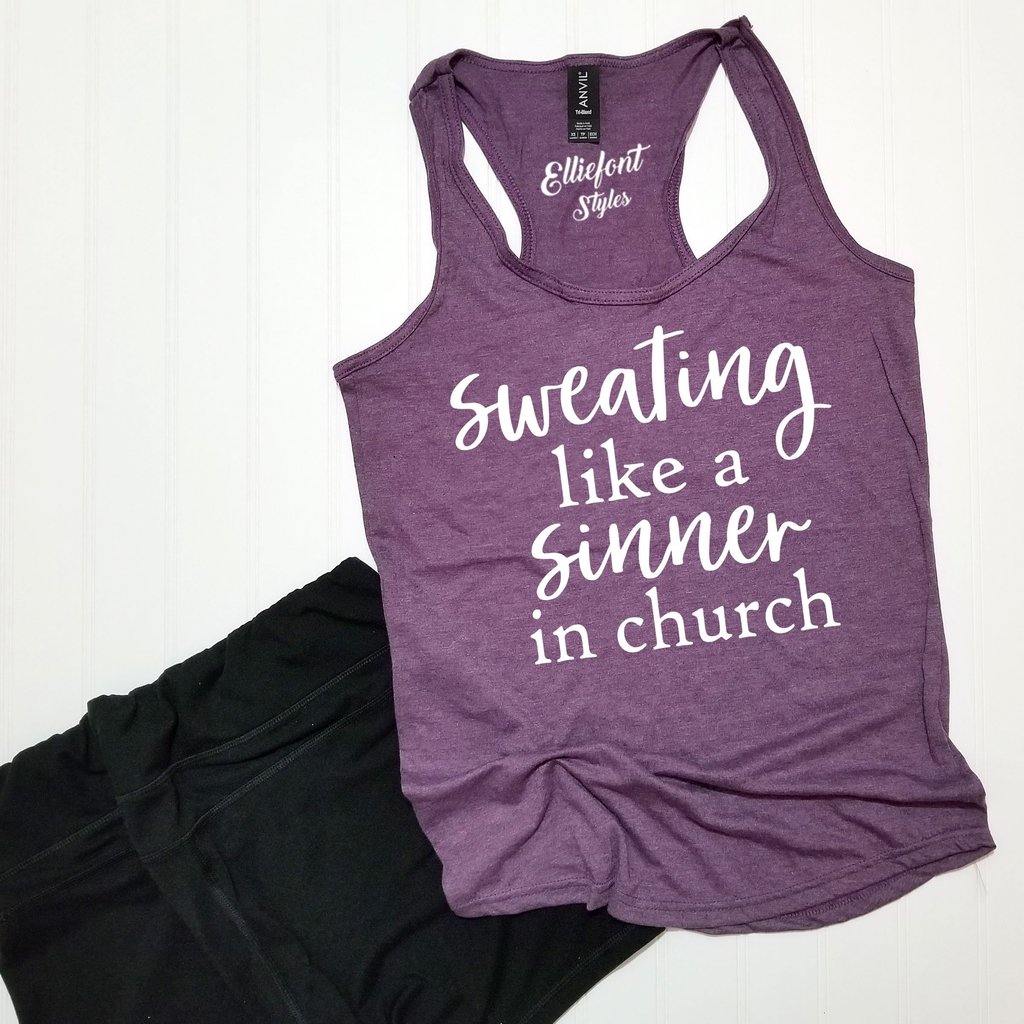 Sweating Like A Sinner In Church Tank