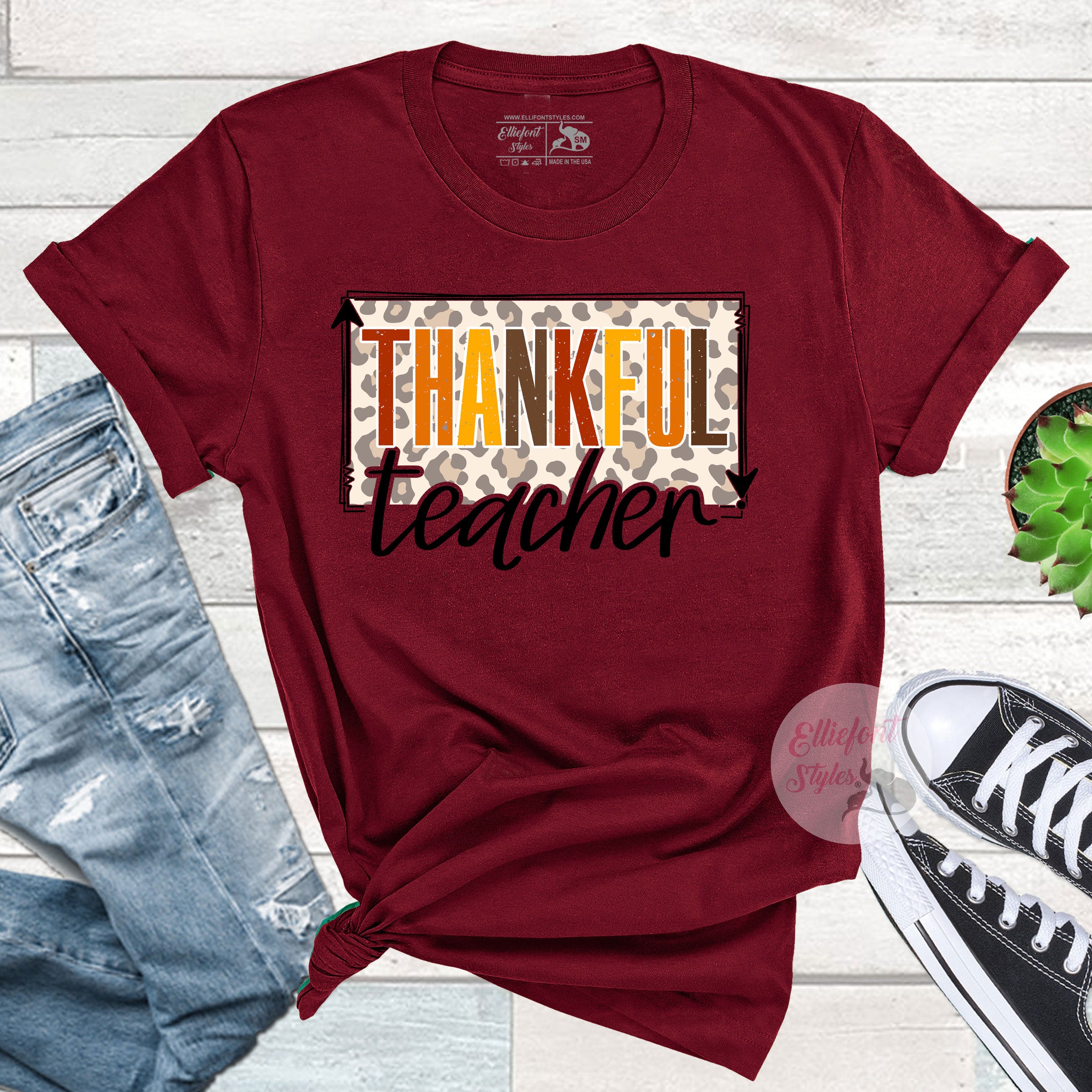 Teacher appreciation gift idea thankful top for holiday season