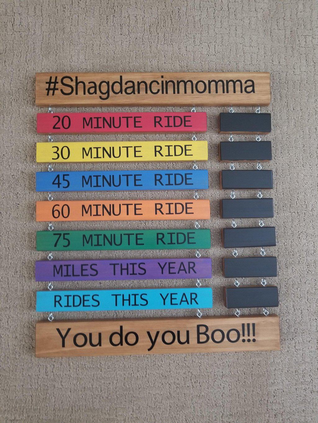 Unique personalized gift for spin class instructors and cycling coaches