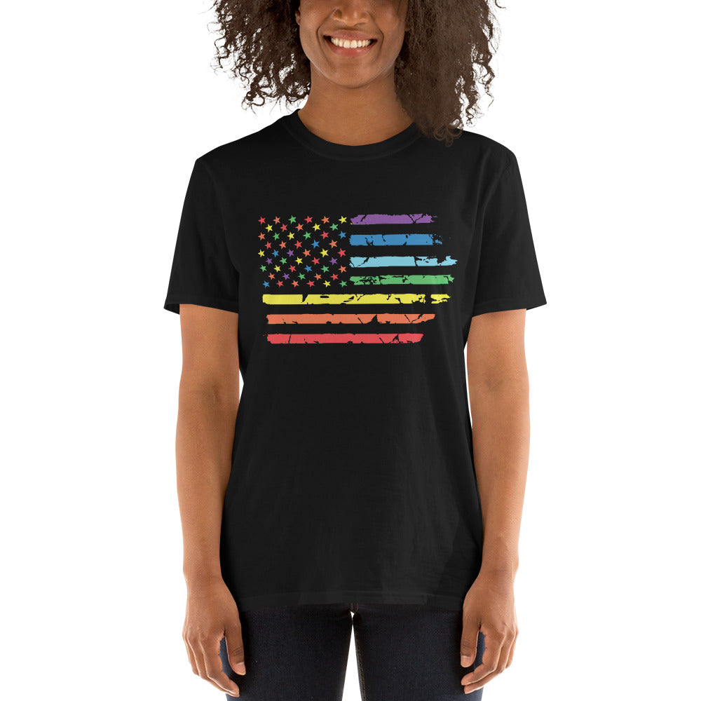 Pride Parade American Flag Shirt