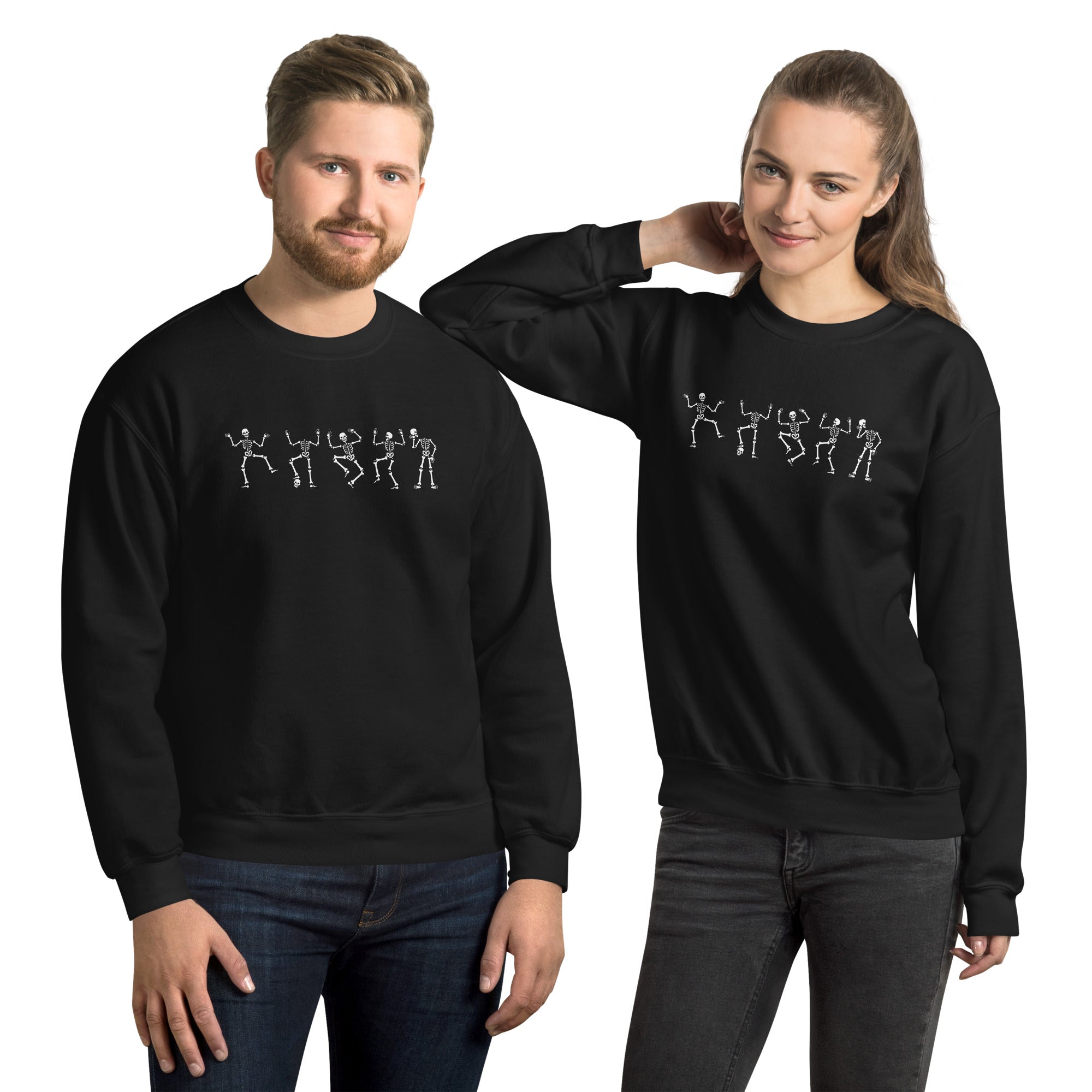 Dancing Skeleton Halloween Sweatshirt