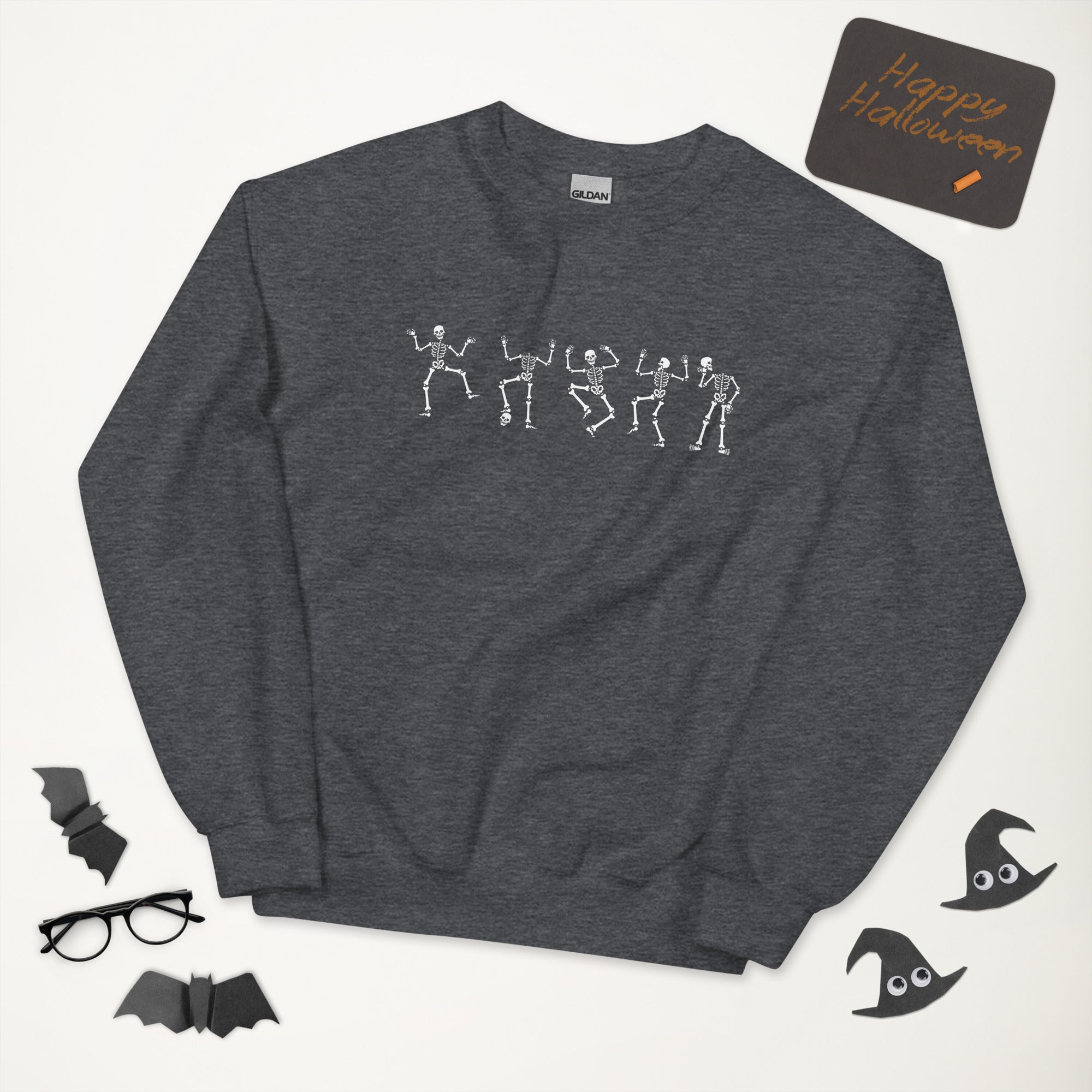 Dancing Skeleton Halloween Sweatshirt