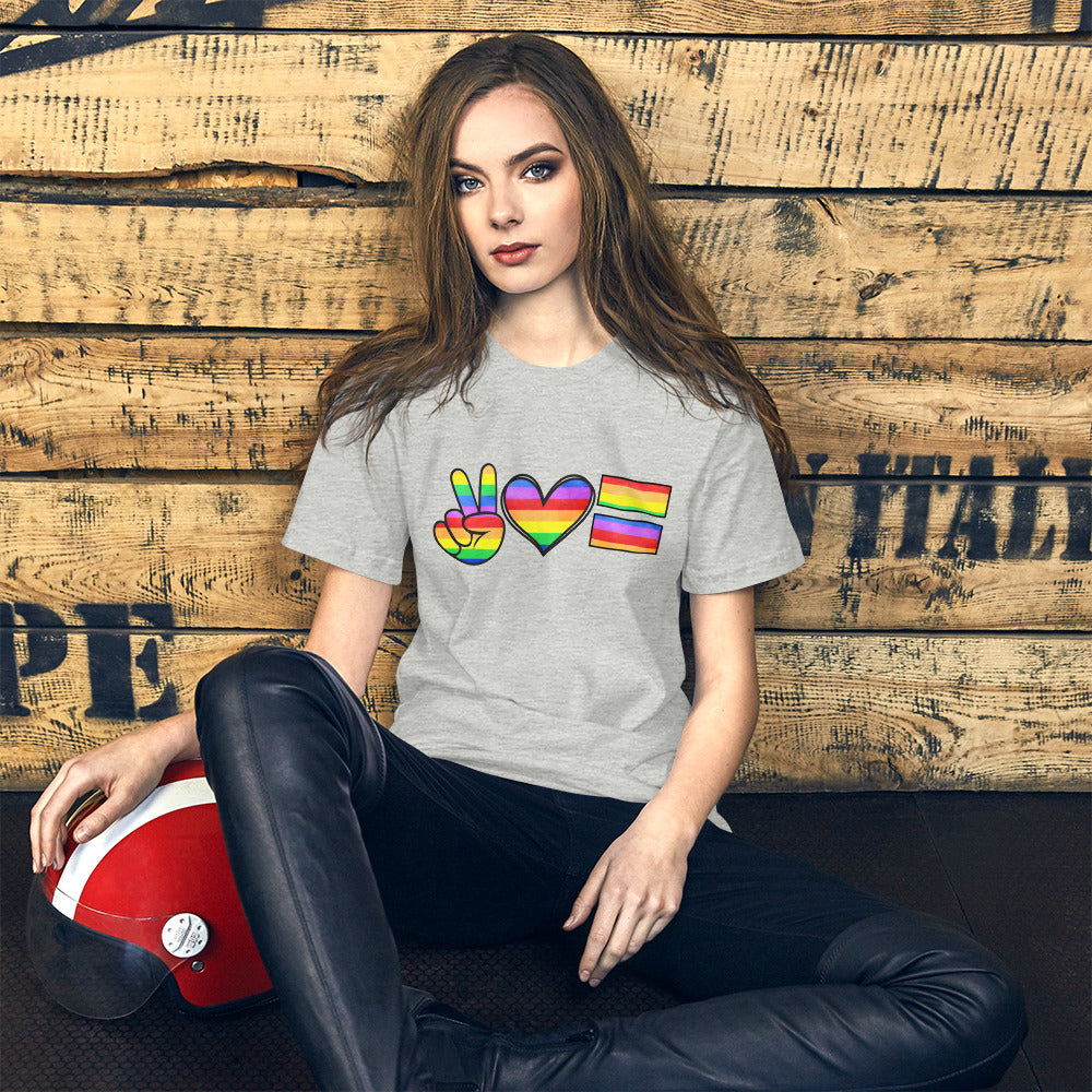 Peace Love Equality LGBT Shirt