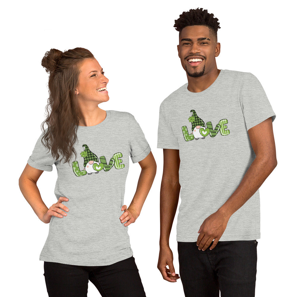Shamrock Gnome Love St Patrick's Day Shirt