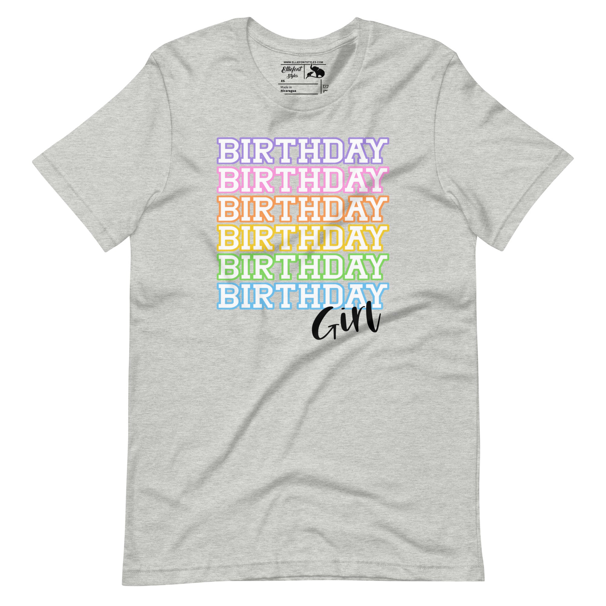 Retro Birthday Girl Shirt