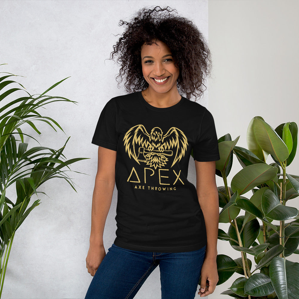Apex Axe Throwing Gold Logo Shirt