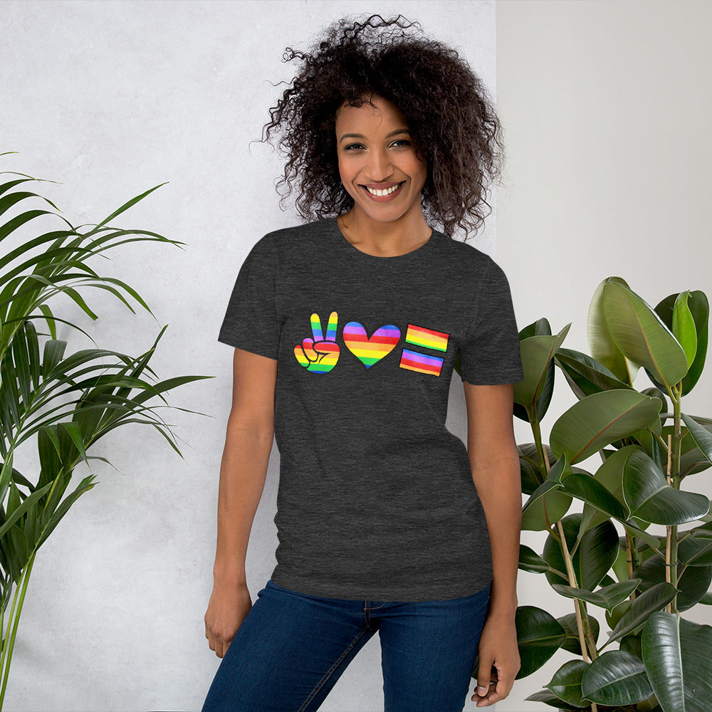 Peace Love Equality LGBT Shirt