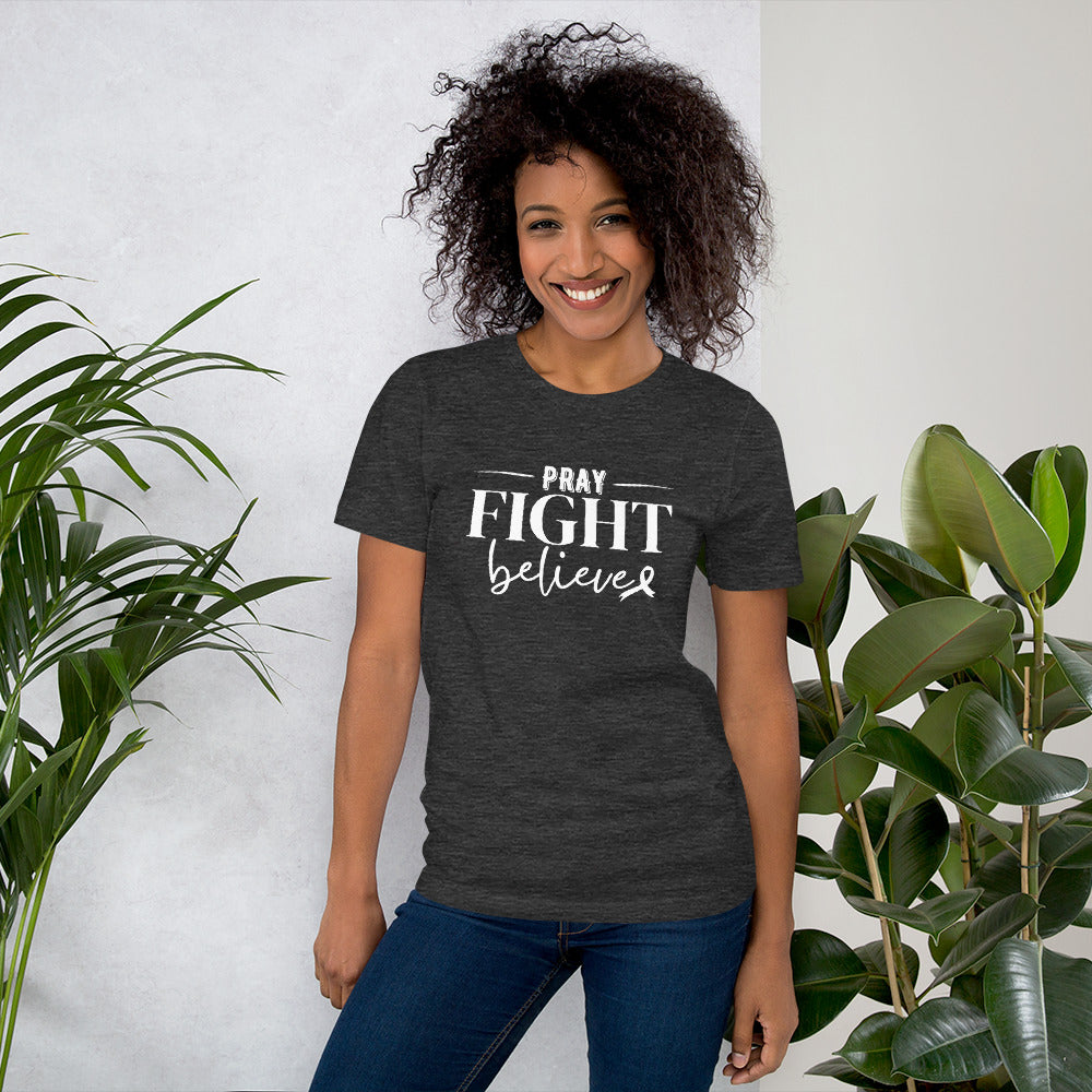Pray Fight Believe Breast Cancer Shirt