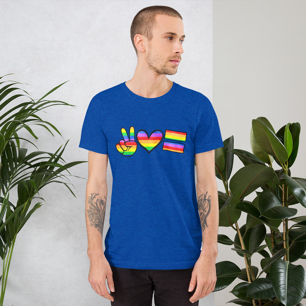 Peace Love Equality LGBT Shirt