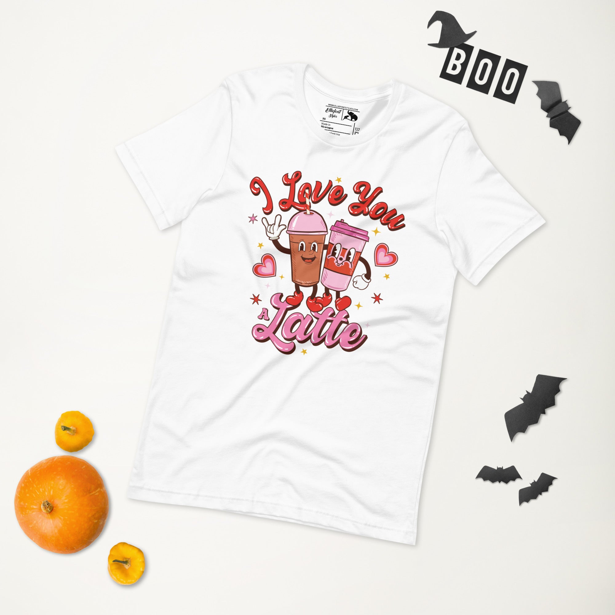 I Love You A Latte Valentines Shirt