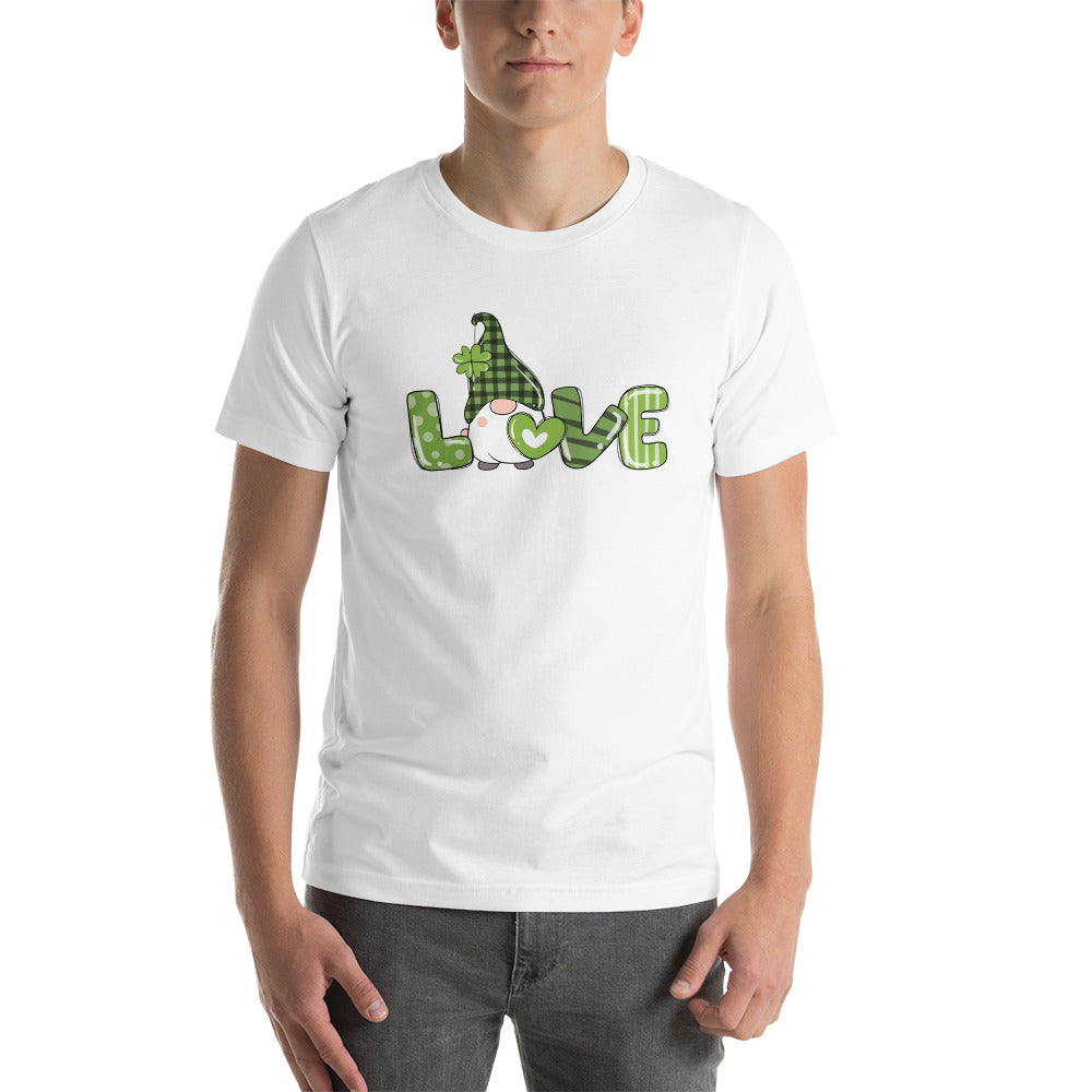 Shamrock Gnome Love St Patrick's Day Shirt